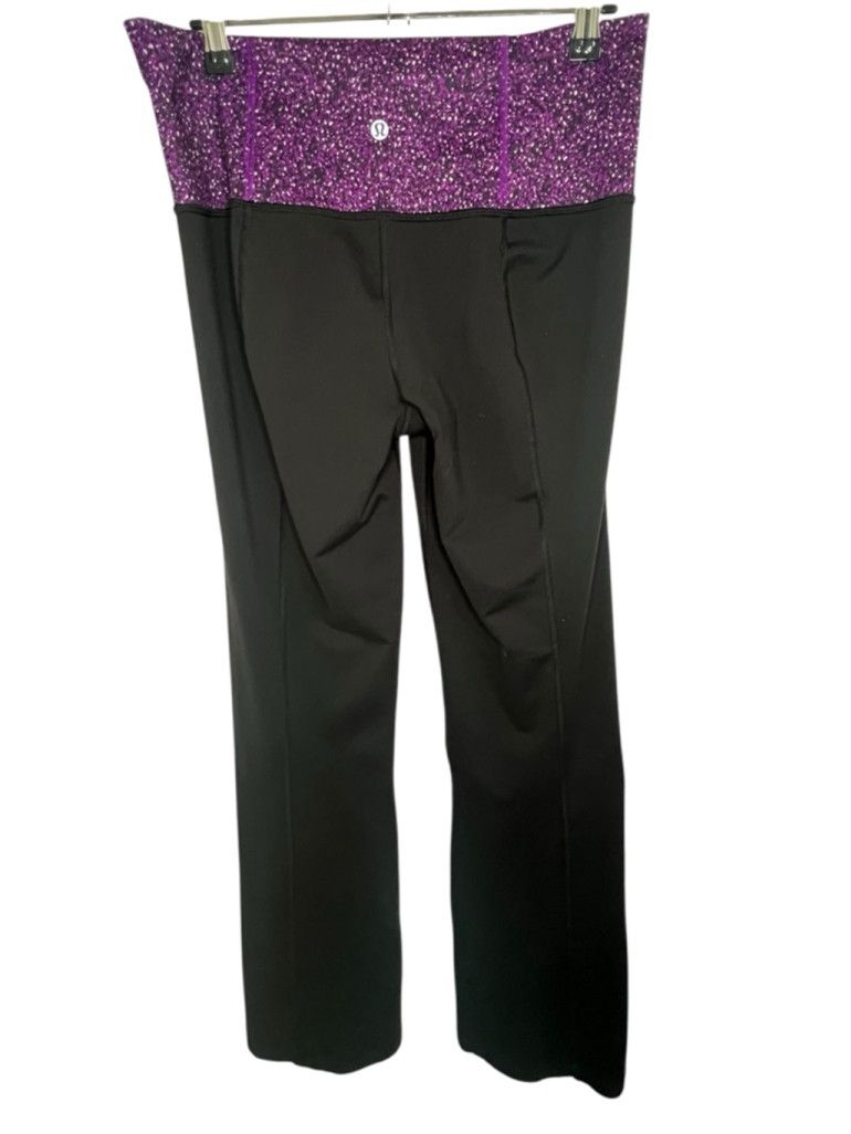 Lululemon Lululemon Purple And Black Groove Pants With Static Waist Size 30" / US 8 / IT 44 - 3 Thumbnail