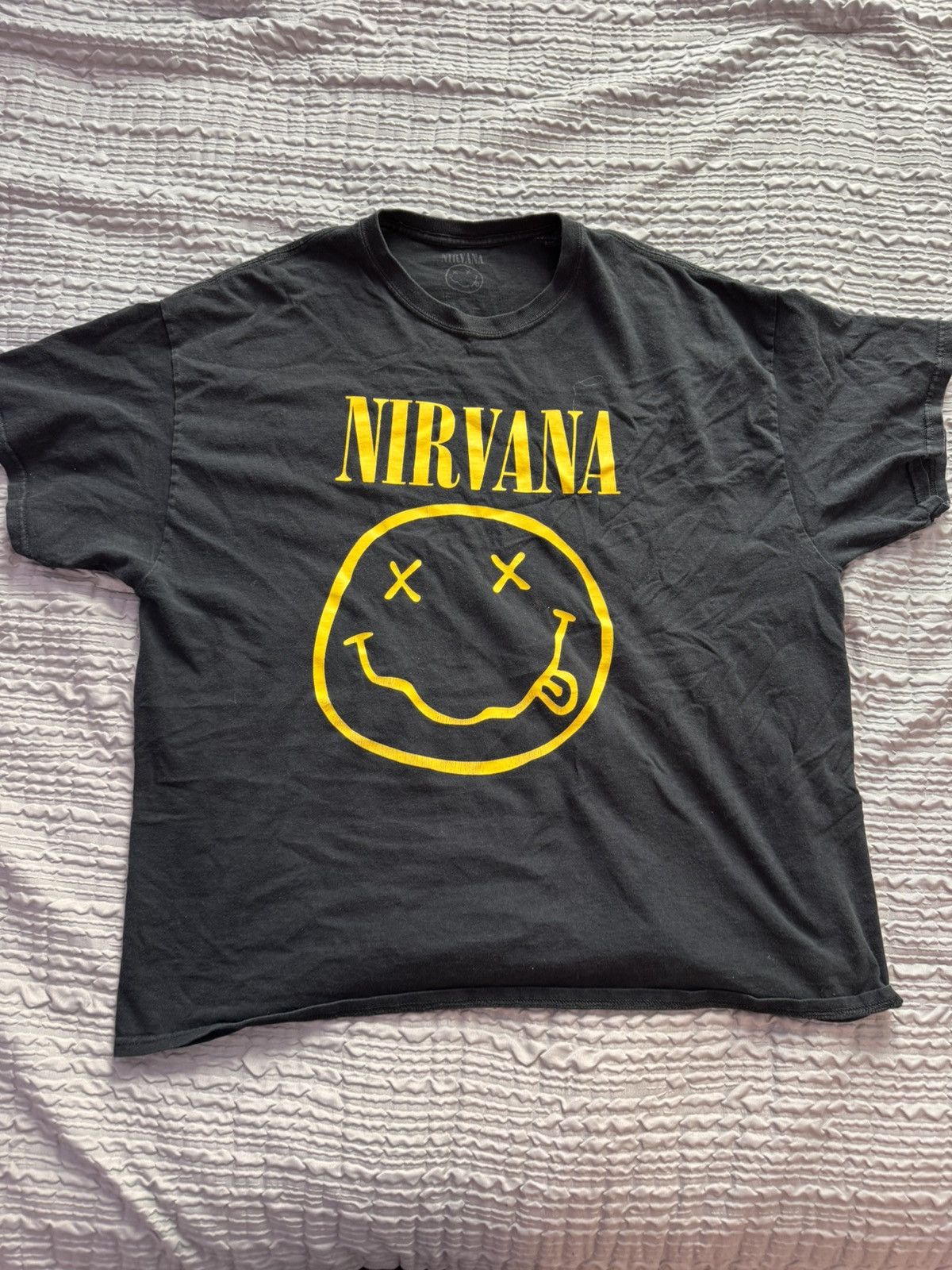 Nirvana × Vintage Nirvana T shirt Size US XL / EU 56 / 4 - 1 Thumbnail