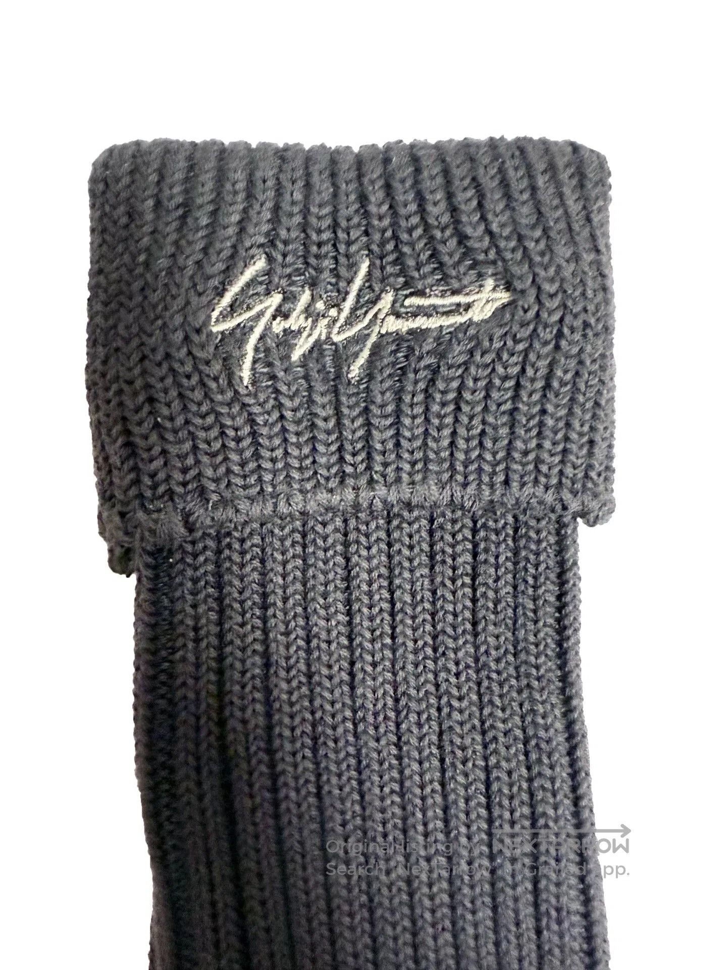 Yohji Yamamoto Yohji Yamamoto Pour Homme Gray Long Socks. Size ONE SIZE - 4 Thumbnail
