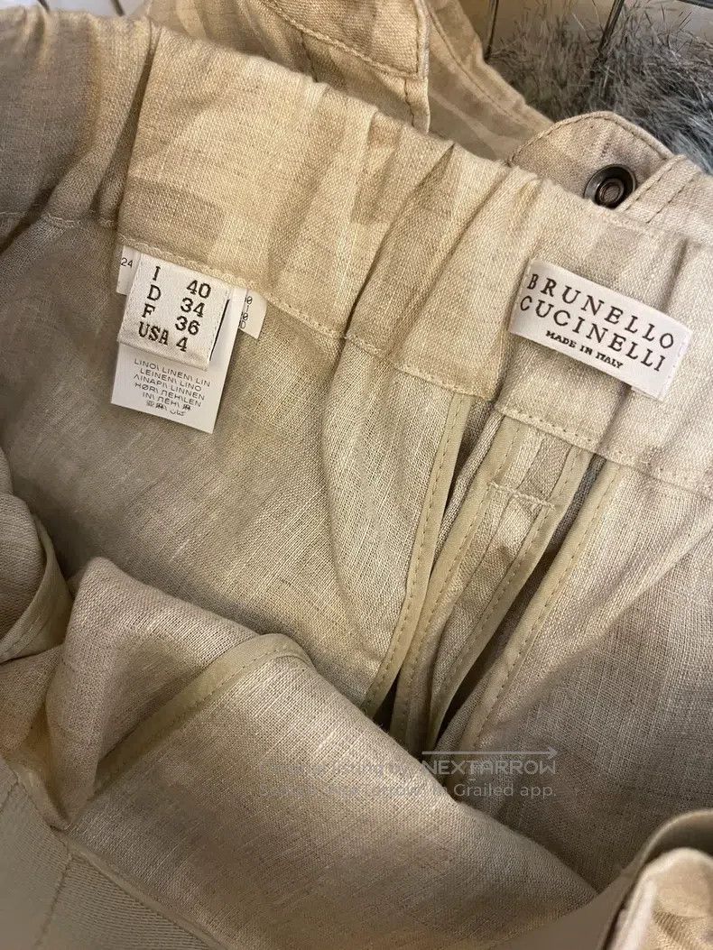 Brunello Cucinelli Brunello Cucinelli Linen suit Size XS / US 0-2 / IT 36-38 - 9 Thumbnail