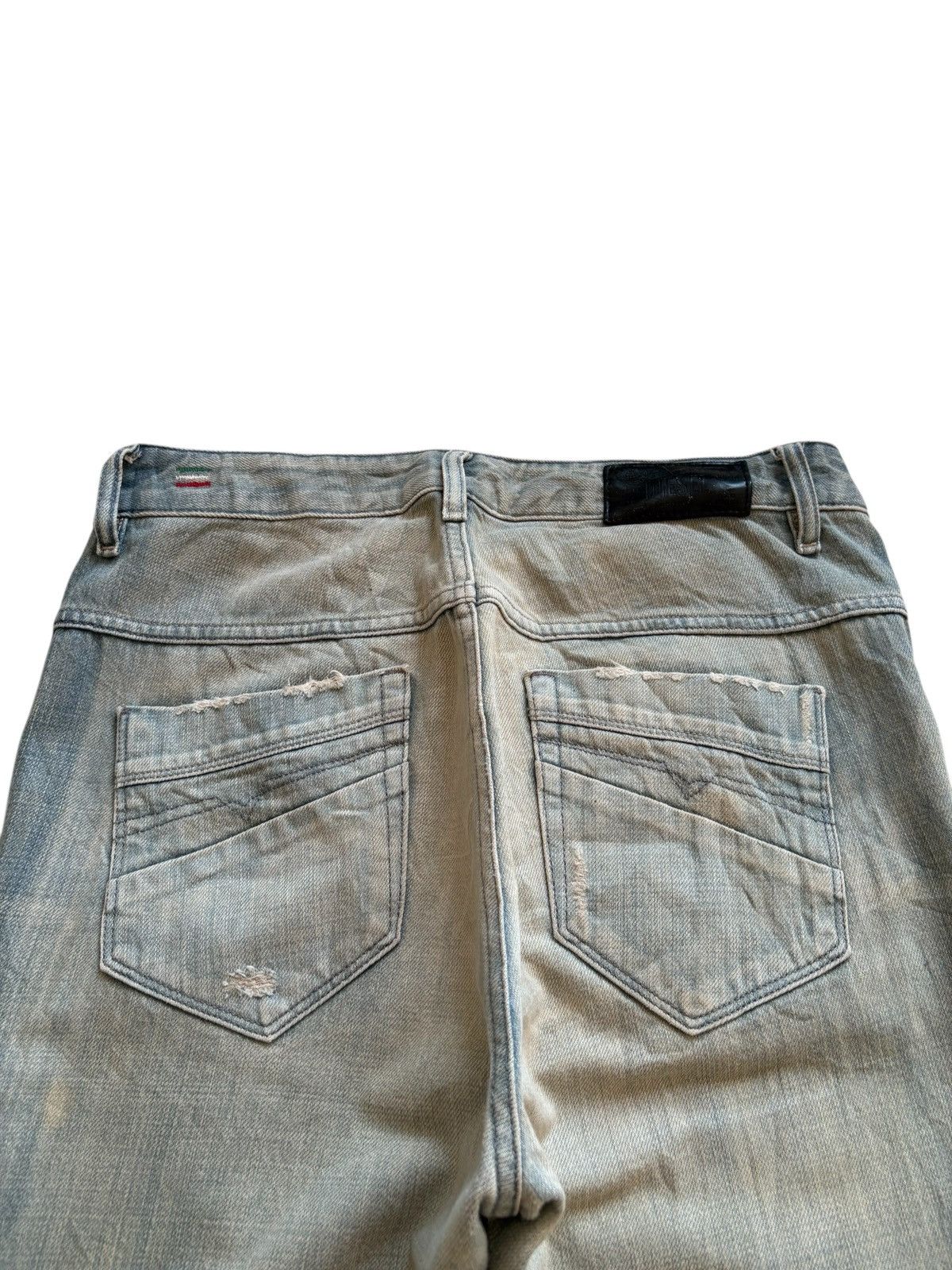 Diesel Vintage Diesel Fayza Mud Wash Curved Leg Jeans Size US 31 - 8 Thumbnail