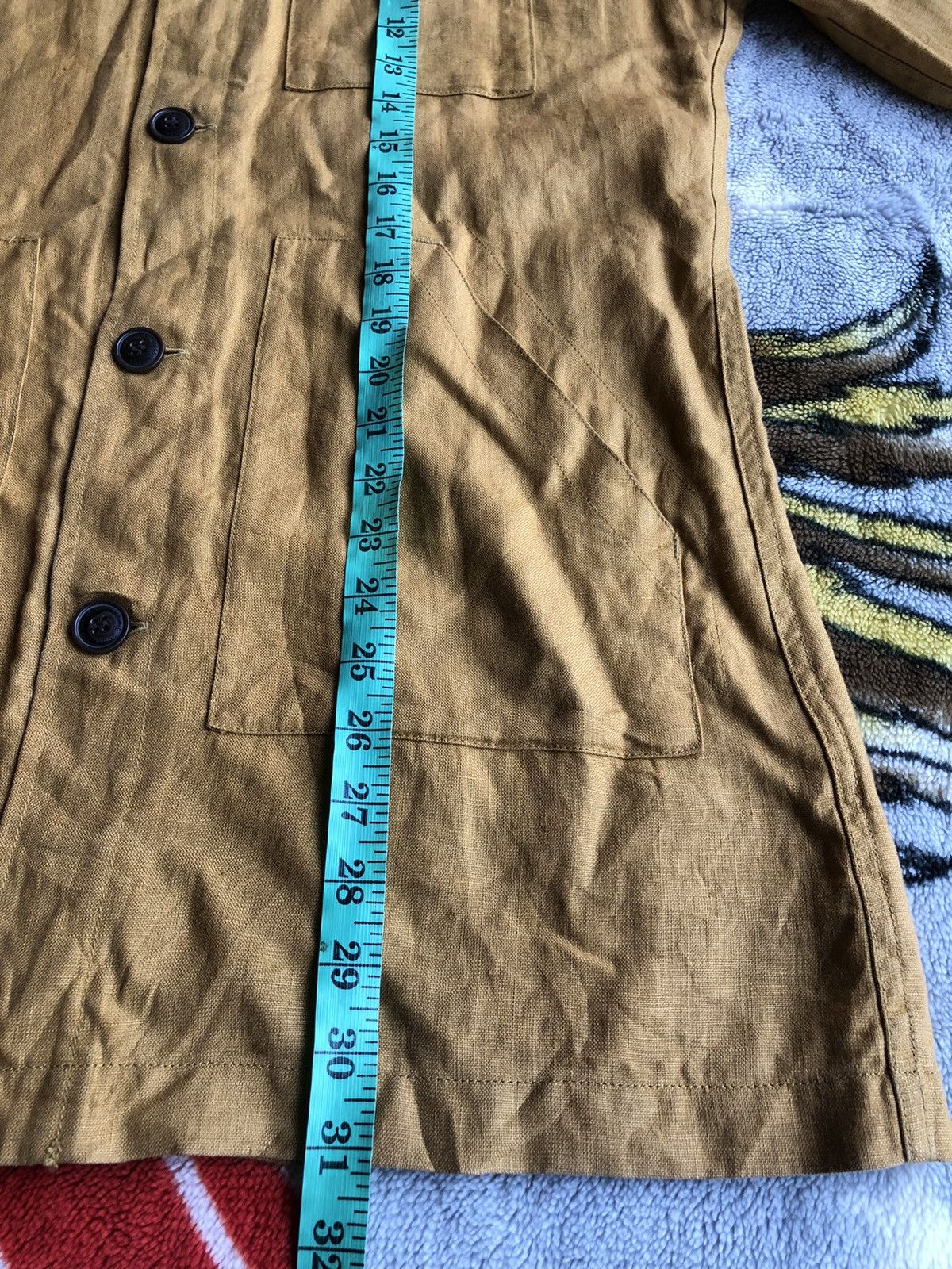 291295=Homme Vintage 291295 Homme Linen Jacket Size US M / EU 48-50 / 2 - 10 Thumbnail