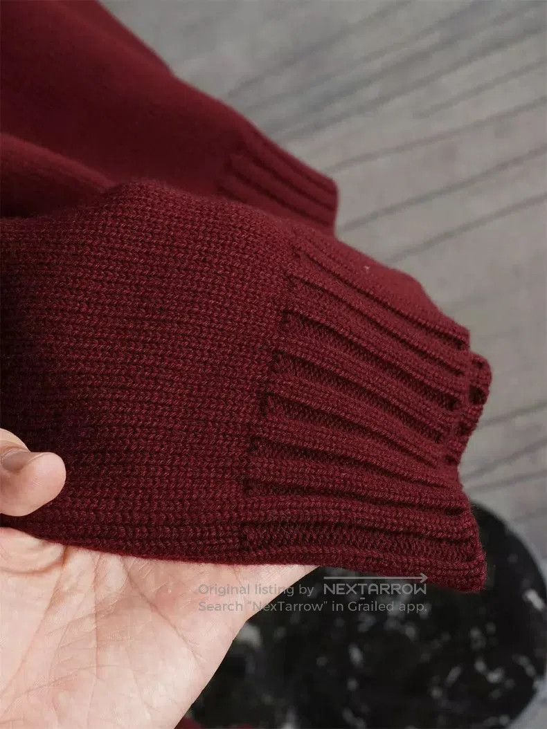 Loro Piana Loro Piana Men's Burgundy Turtleneck Cashmere Sweater. Size US L / EU 52-54 / 3 - 3 Thumbnail