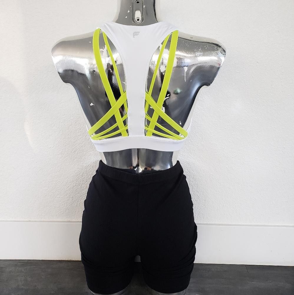 Fabletics White Neon | Fabletics | Kessler Sport Bra Size ONE SIZE - 2 Thumbnail