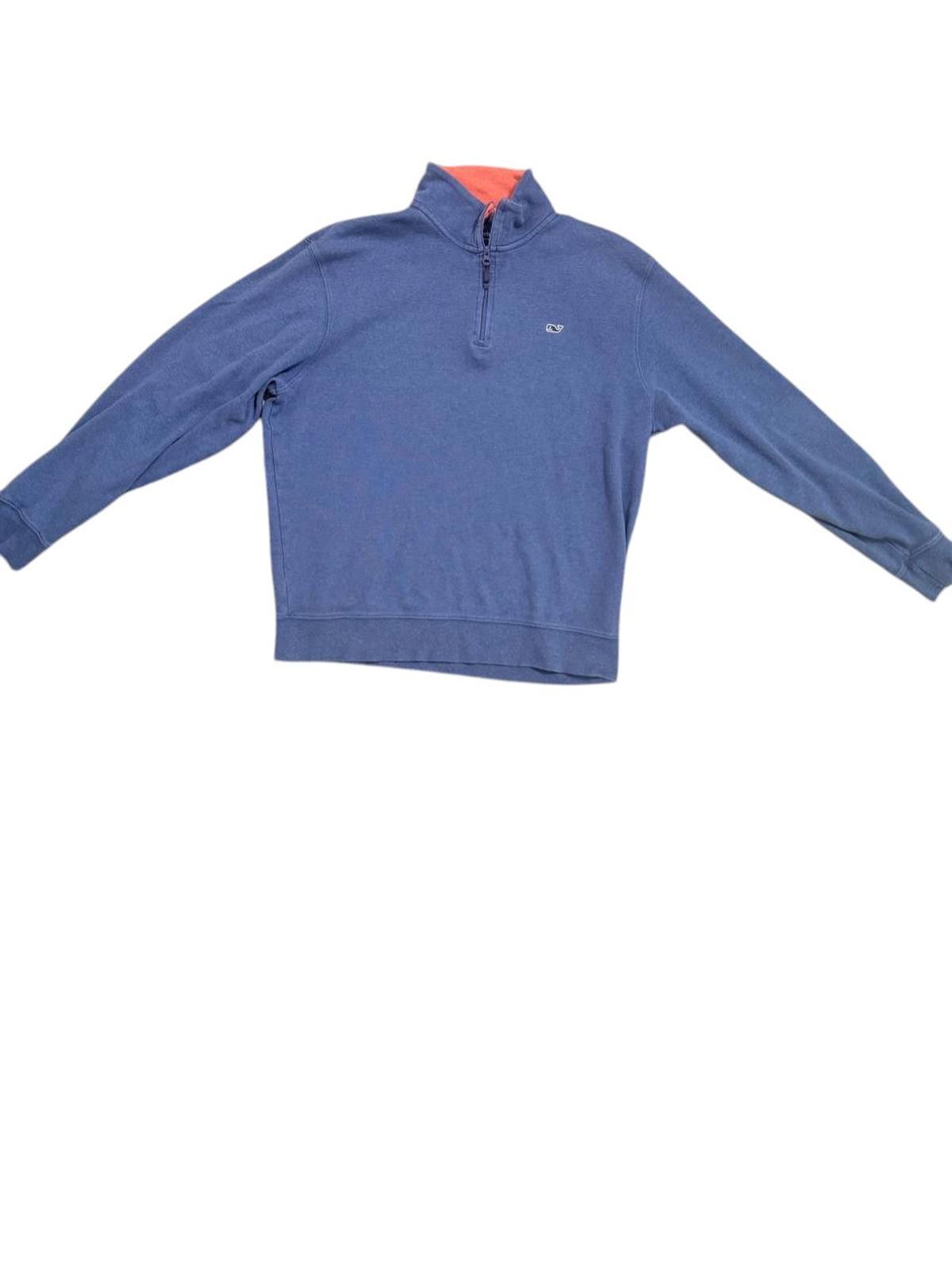 Vineyard Vines Vineyard Vines Men’s Quarter Zip Pullover Blue Medium Size US M / EU 48-50 / 2 - 1 Thumbnail
