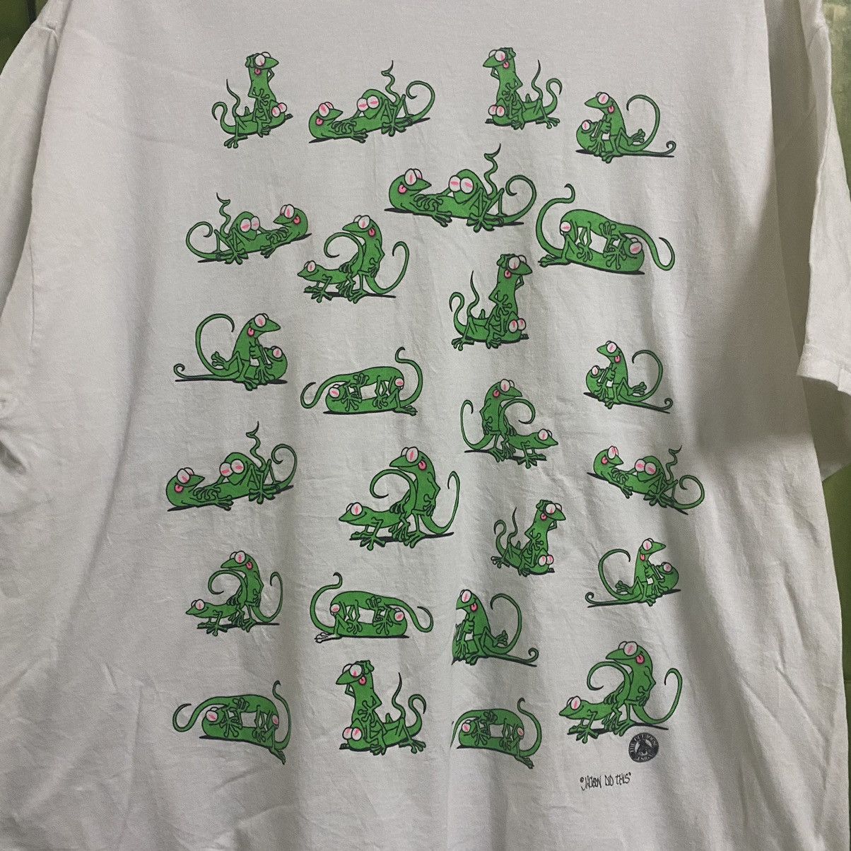Designer × Vintage Designer x 90' Lizards Tshirt Sex Position X Vintage Size US XL / EU 56 / 4 - 2 Thumbnail
