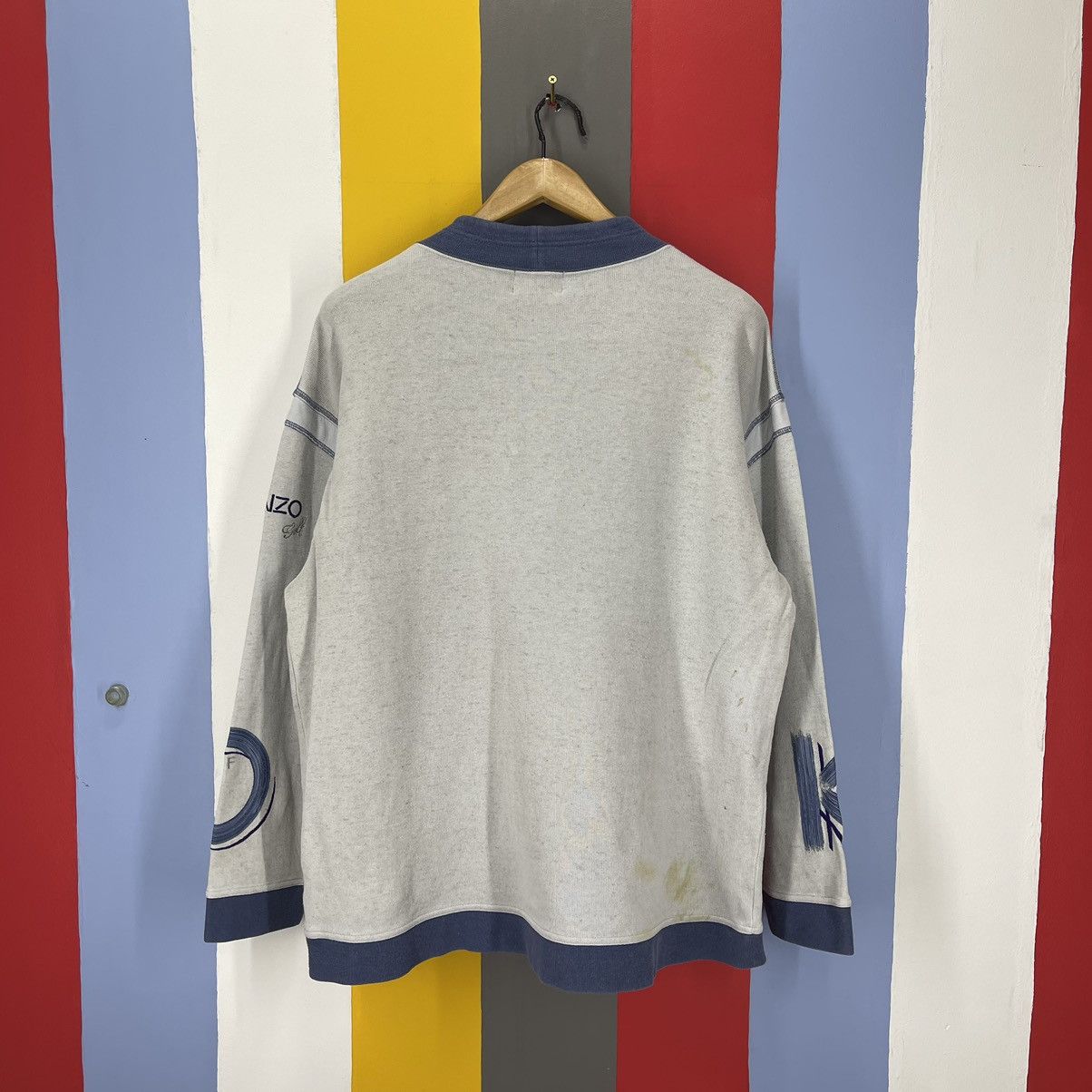 Kenzo KENZO GOLF Rare Design Spellout Sweatshirt #1713/06 Size US L / EU 52-54 / 3 - 12 Thumbnail