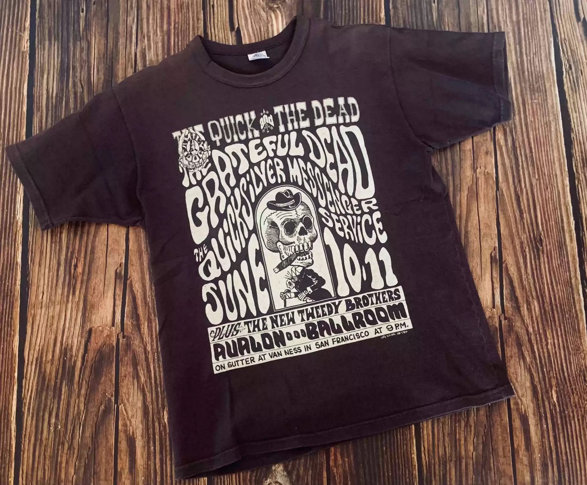 image of Freewheelers Bootleggers T-Shirt in Black, Men's (Size Medium)
