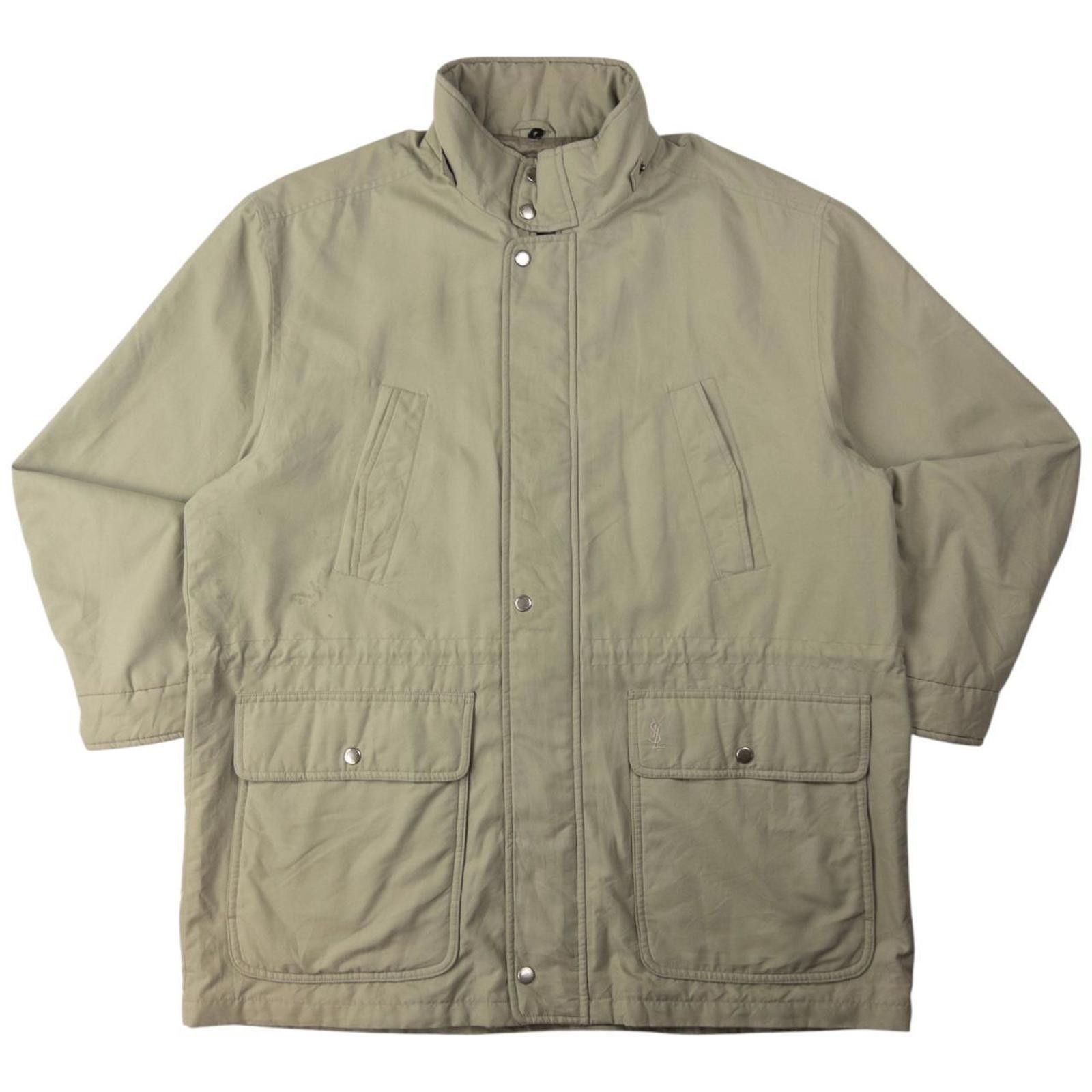 Yves Saint Laurent Vintage YSL Yves Saint Laurent Zip Up Jacket Size L Size US L / EU 52-54 / 3 - 1 Thumbnail
