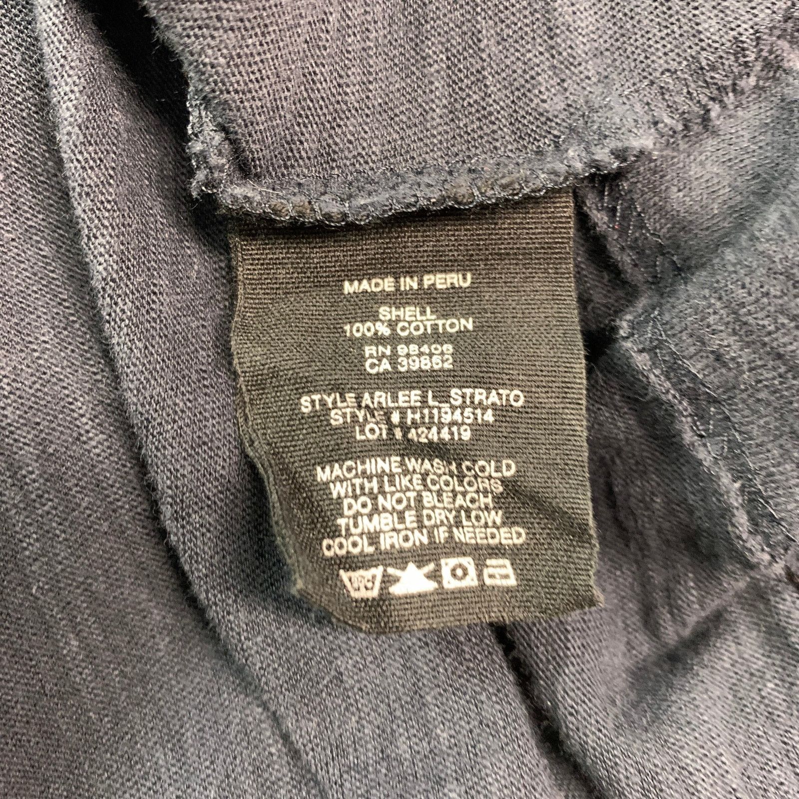 Theory THEORY Size XL Navy Cotton Henley Pullover Size US XL / EU 56 / 4 - 7 Thumbnail