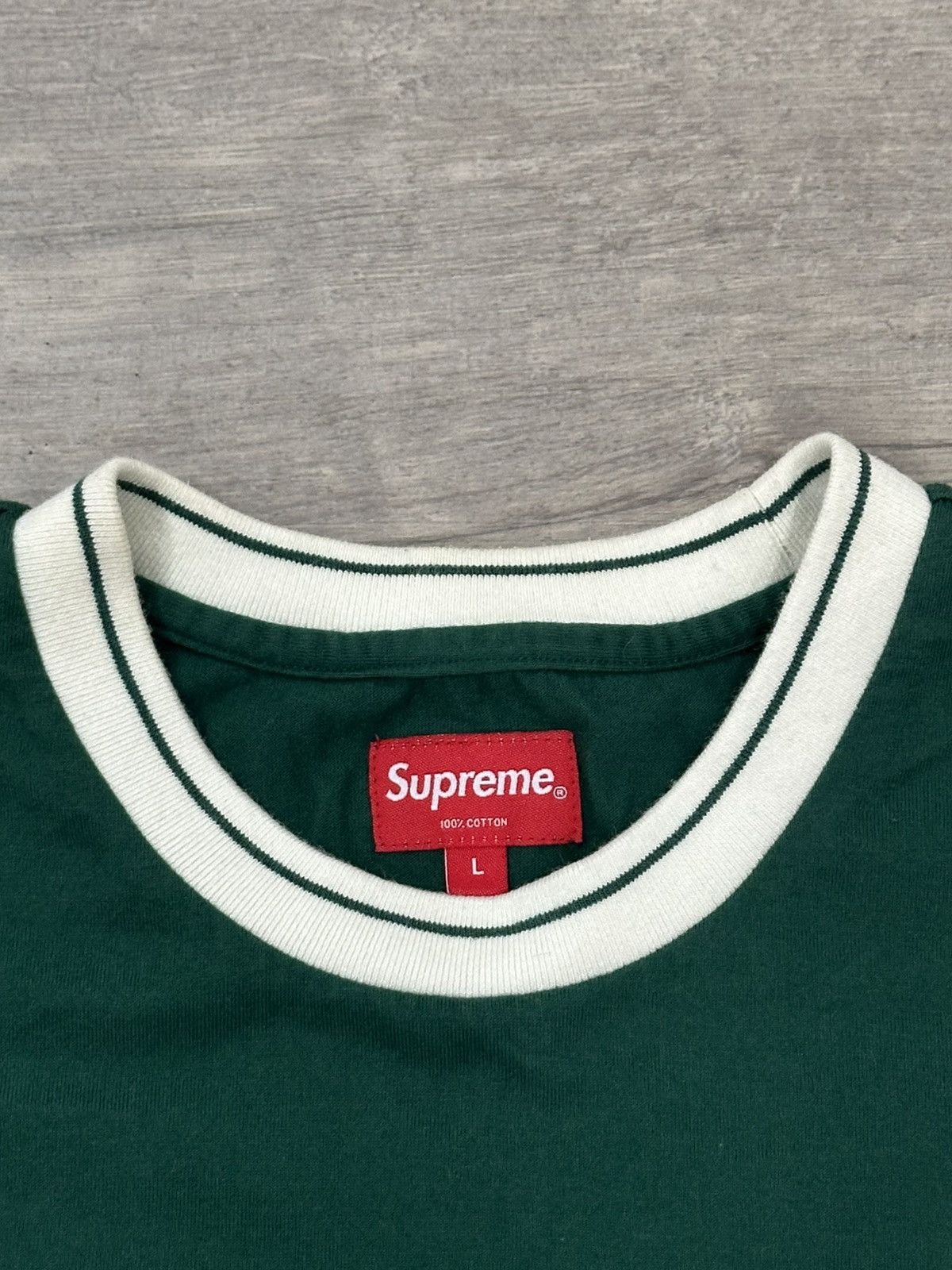 Supreme Supreme Ribbed Pocket Tee Size US L / EU 52-54 / 3 - 3 Thumbnail