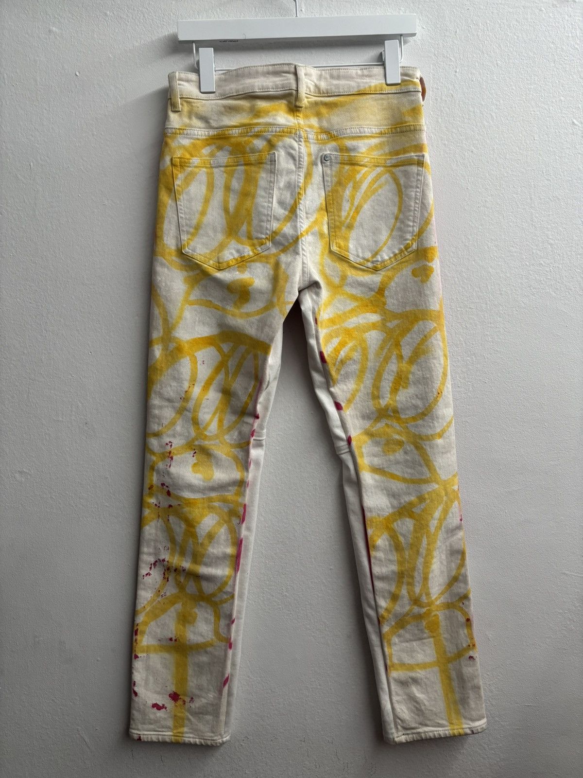 Skoloct Skoloct hand painted graffiti jeans Size US 30 / EU 46 - 2 Thumbnail