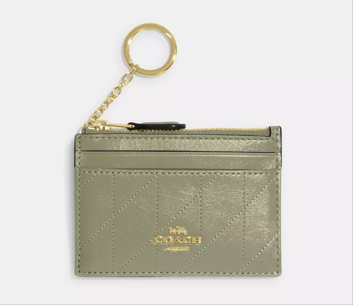 Coach Mini Skinny Id Case With Quilting CEH41 Size ONE SIZE - 5 Thumbnail