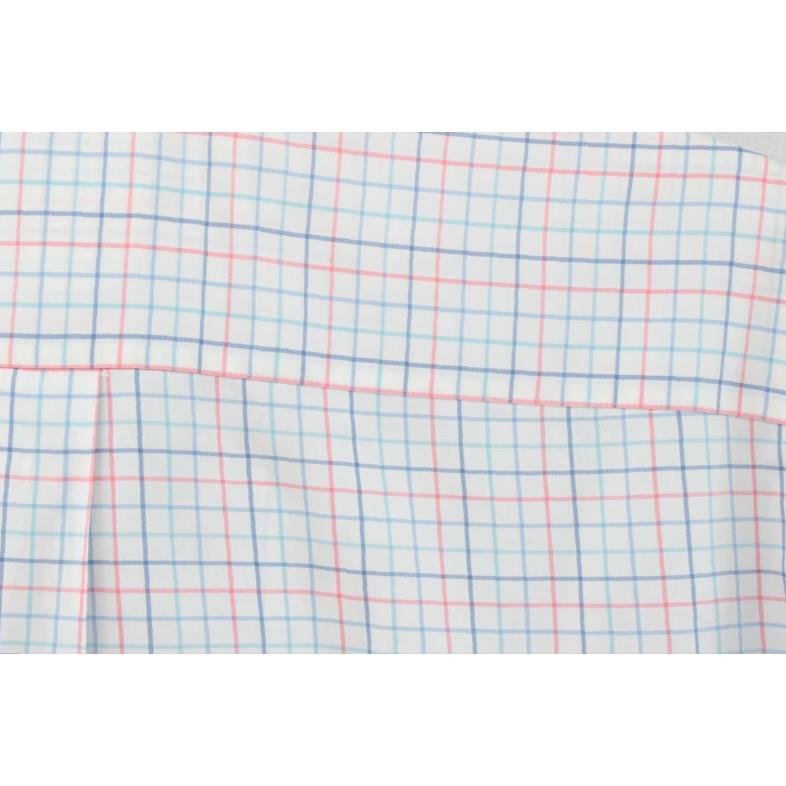 Peter Millar Peter Millar Shirt Men's XL White Blue Red Plaid Stretch Crown Ease Emory Sport Size US XL / EU 56 / 4 - 6 Thumbnail