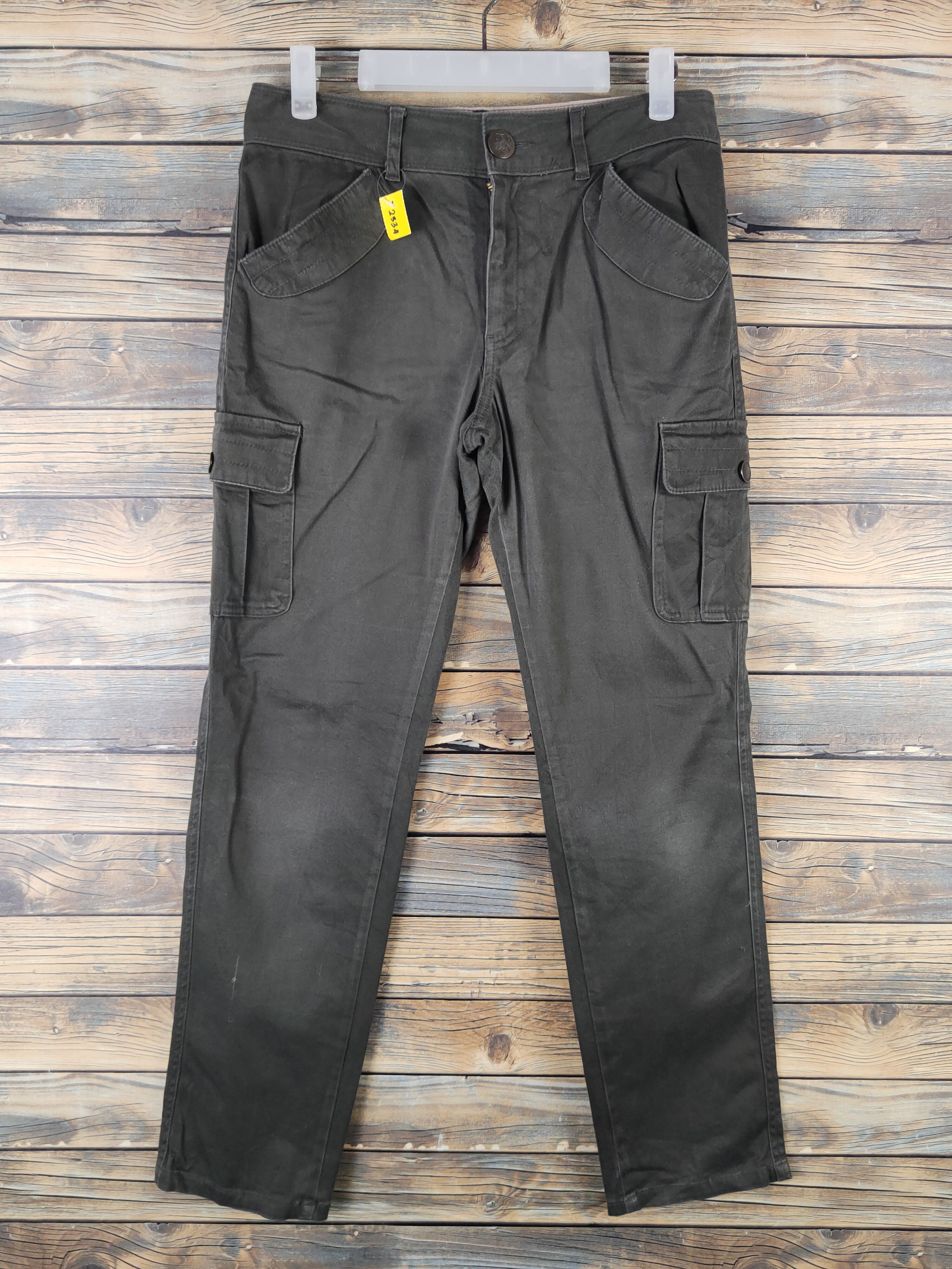 Japanese Brand DL Japanese Brand Dark Olive Multipocket Cargo Pants #2334 Size 28" / US 6 / IT 42 - 1 Thumbnail