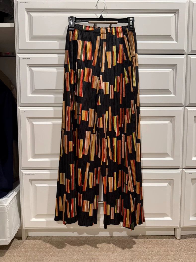 Issey Miyake Issey Miyake size:3 Library wide-leg pants Size 30" / US 8 / IT 44 - 2 Thumbnail