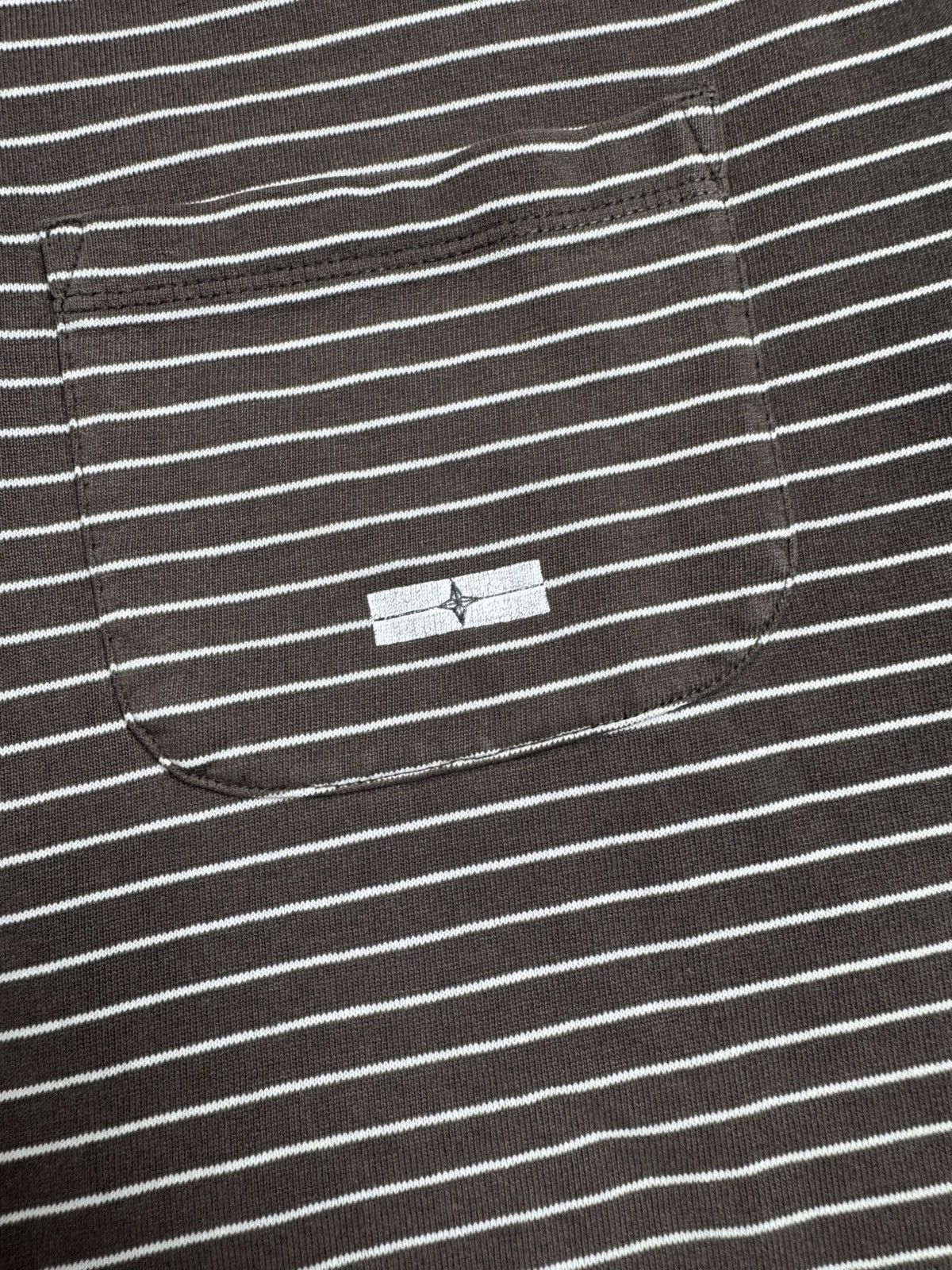 Stone Island Stone island denims Vintage T Shirt Polo Small Logo striped Size US L / EU 52-54 / 3 - 6 Thumbnail