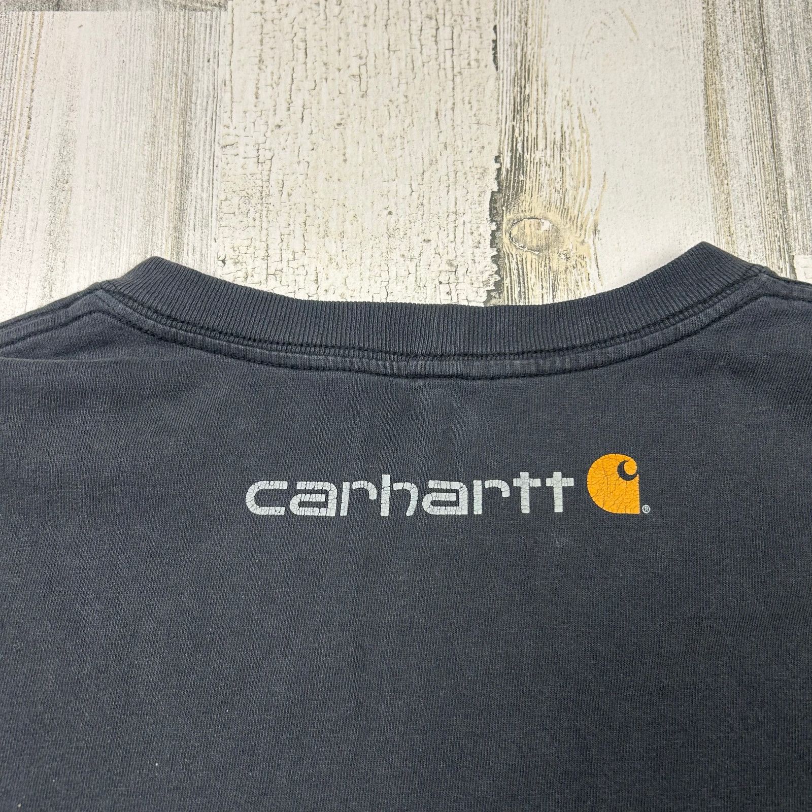 Carhartt Carhartt Long Sleeve Pocket Original Fit Black Tee Size US XL / EU 56 / 4 - 6 Thumbnail