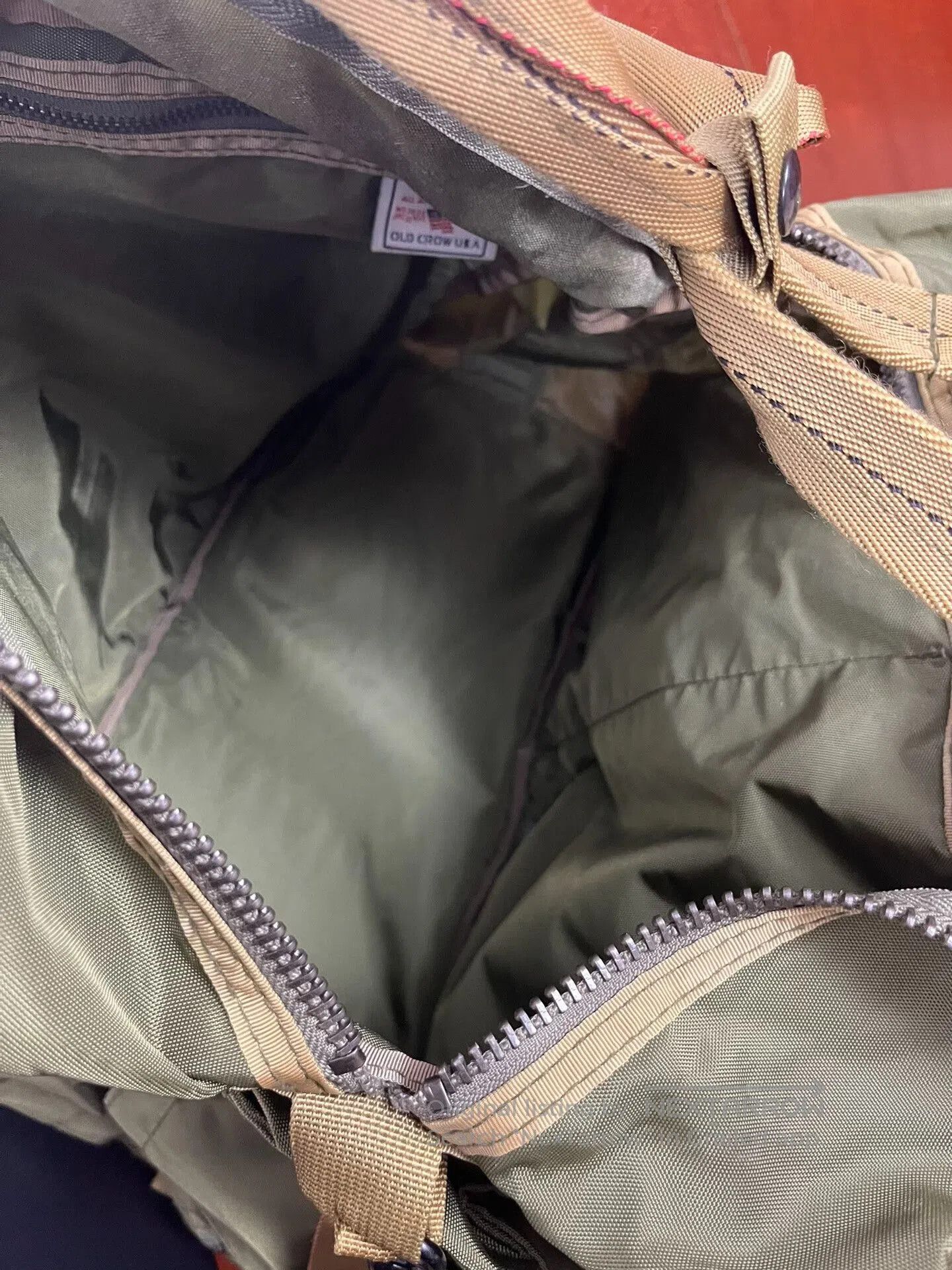 Japanese Brand Old Crow Backpack with Solid Construction. Size ONE SIZE - 5 Thumbnail
