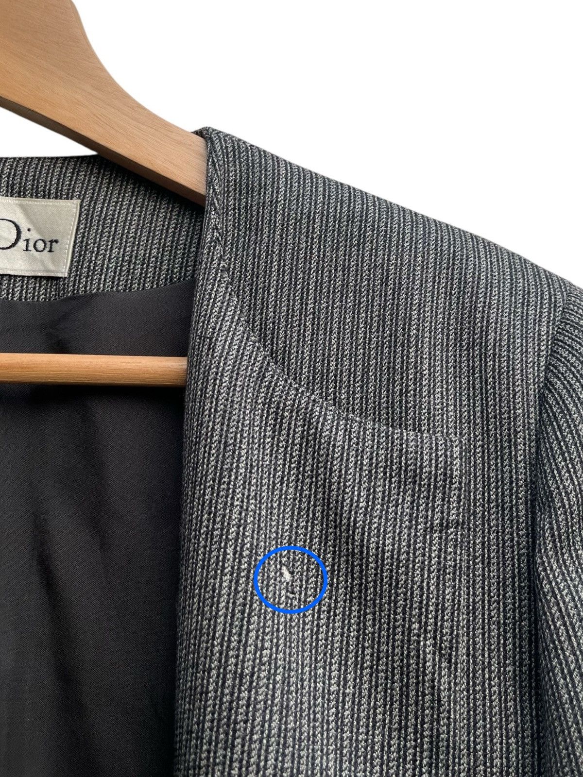 Christian Dior Monsieur Vintage Christian Dior Stripe Jacket Size M / US 6-8 / IT 42-44 - 4 Thumbnail