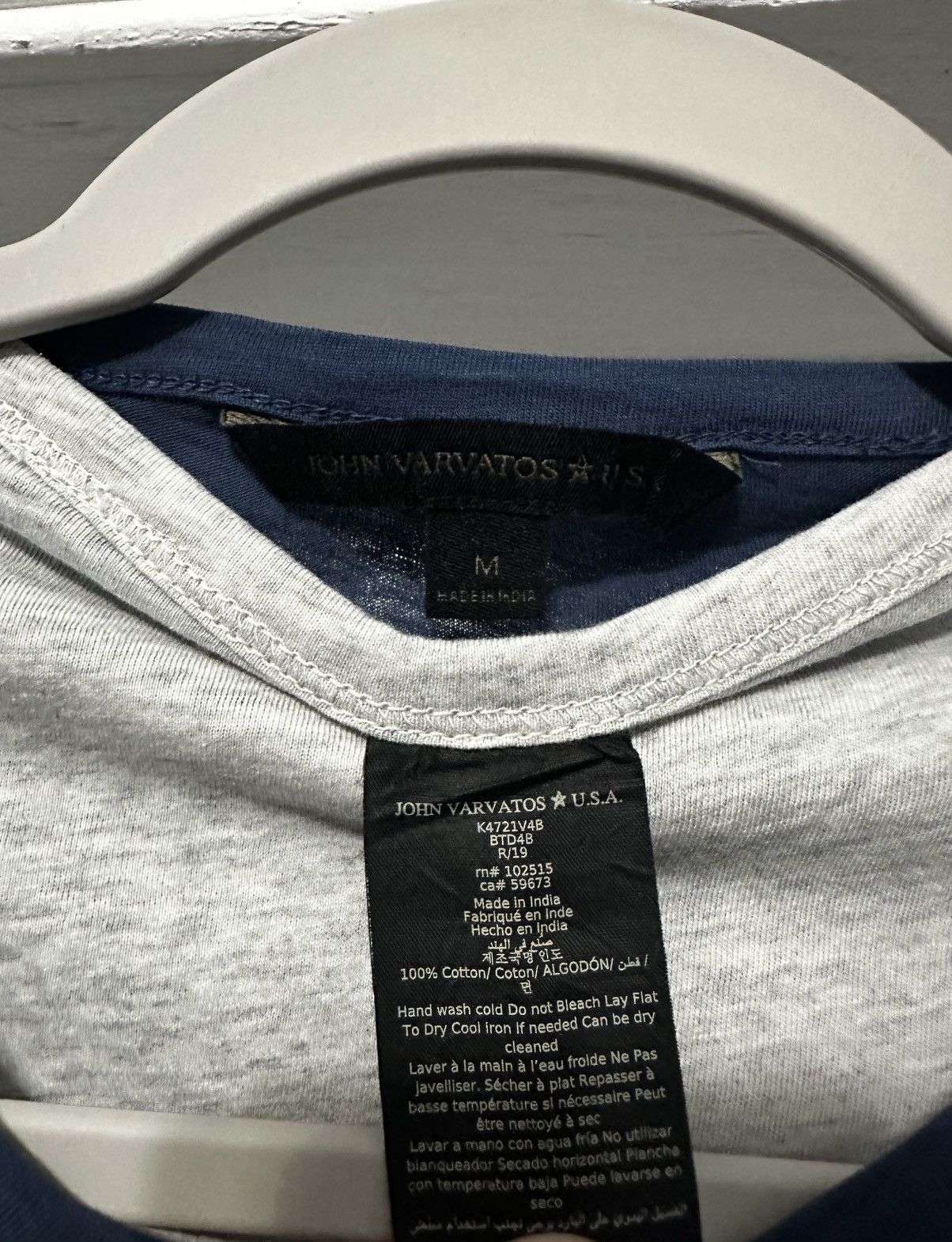 John Varvatos John Varvatos Rockford Reversible T-Shirt Size US M / EU 48-50 / 2 - 8 Thumbnail