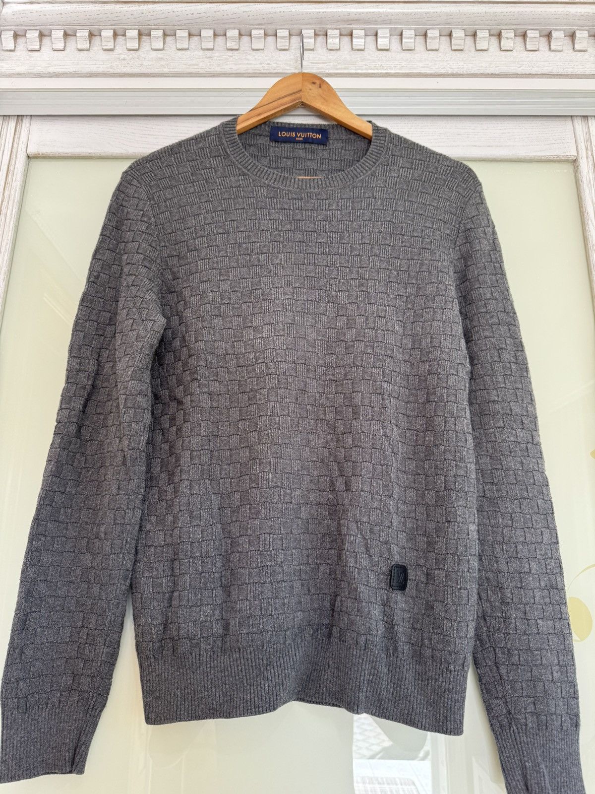 Louis Vuitton Louis Vuitton Damier Crew Neck Sweater LV Monogram Sweater Size US S / EU 44-46 / 1 - 5 Thumbnail