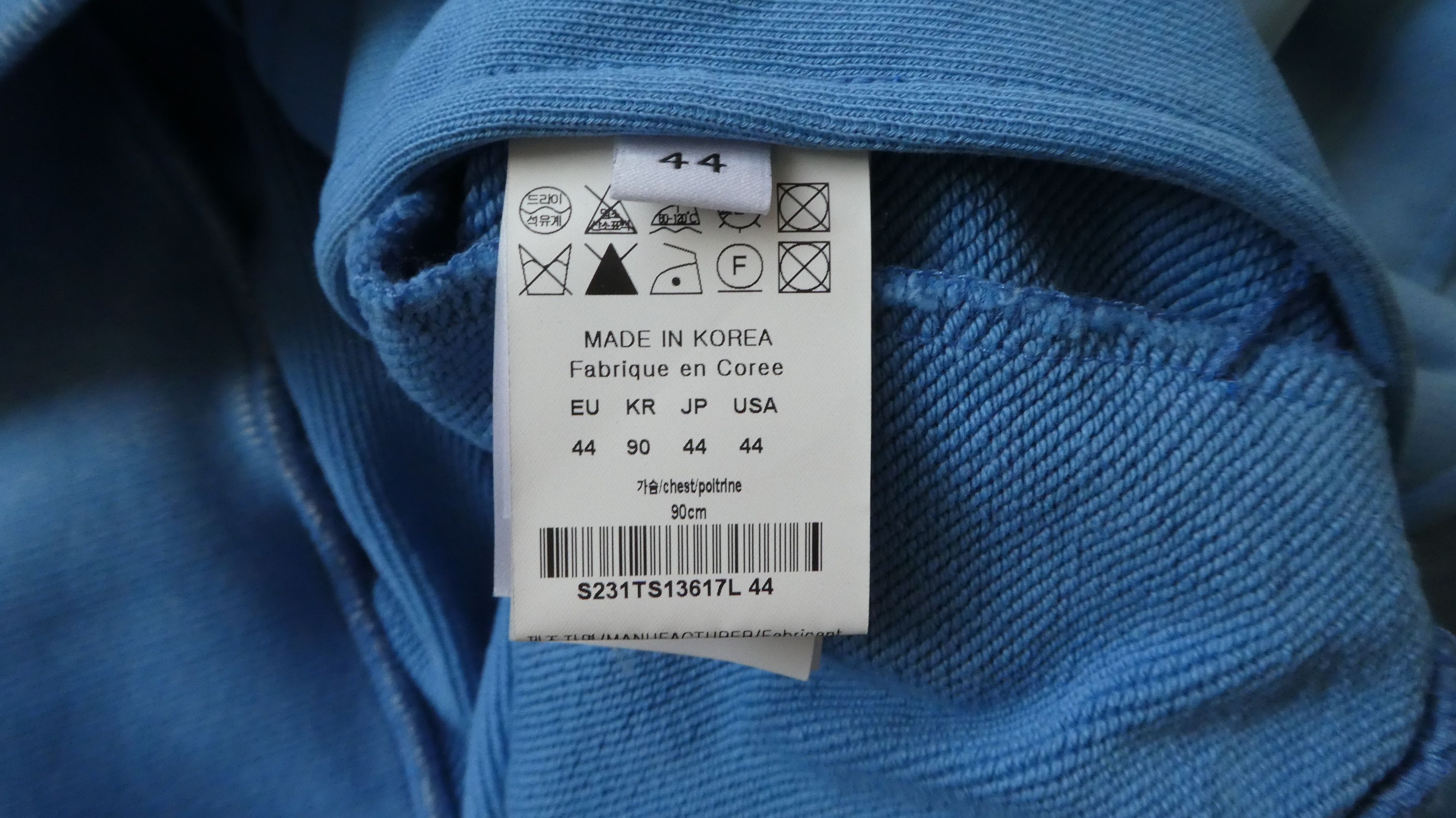 Solid Homme Solid Homme Blue Spectrum Zip Hoodie Size US S / EU 44-46 / 1 - 8 Thumbnail