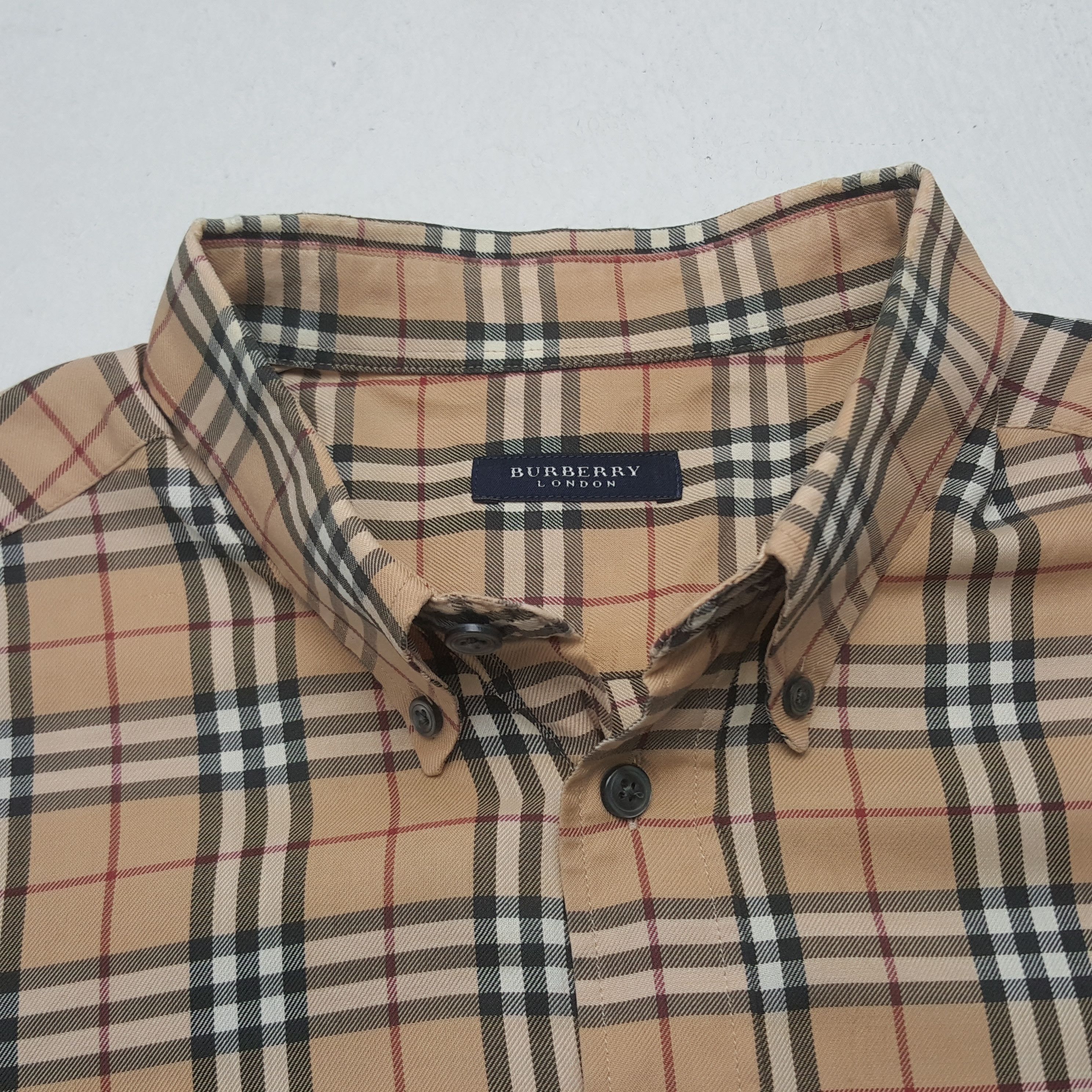 Burberry Vintage Burberry London Nova Check Button Up Shirt Size US L / EU 52-54 / 3 - 4 Thumbnail