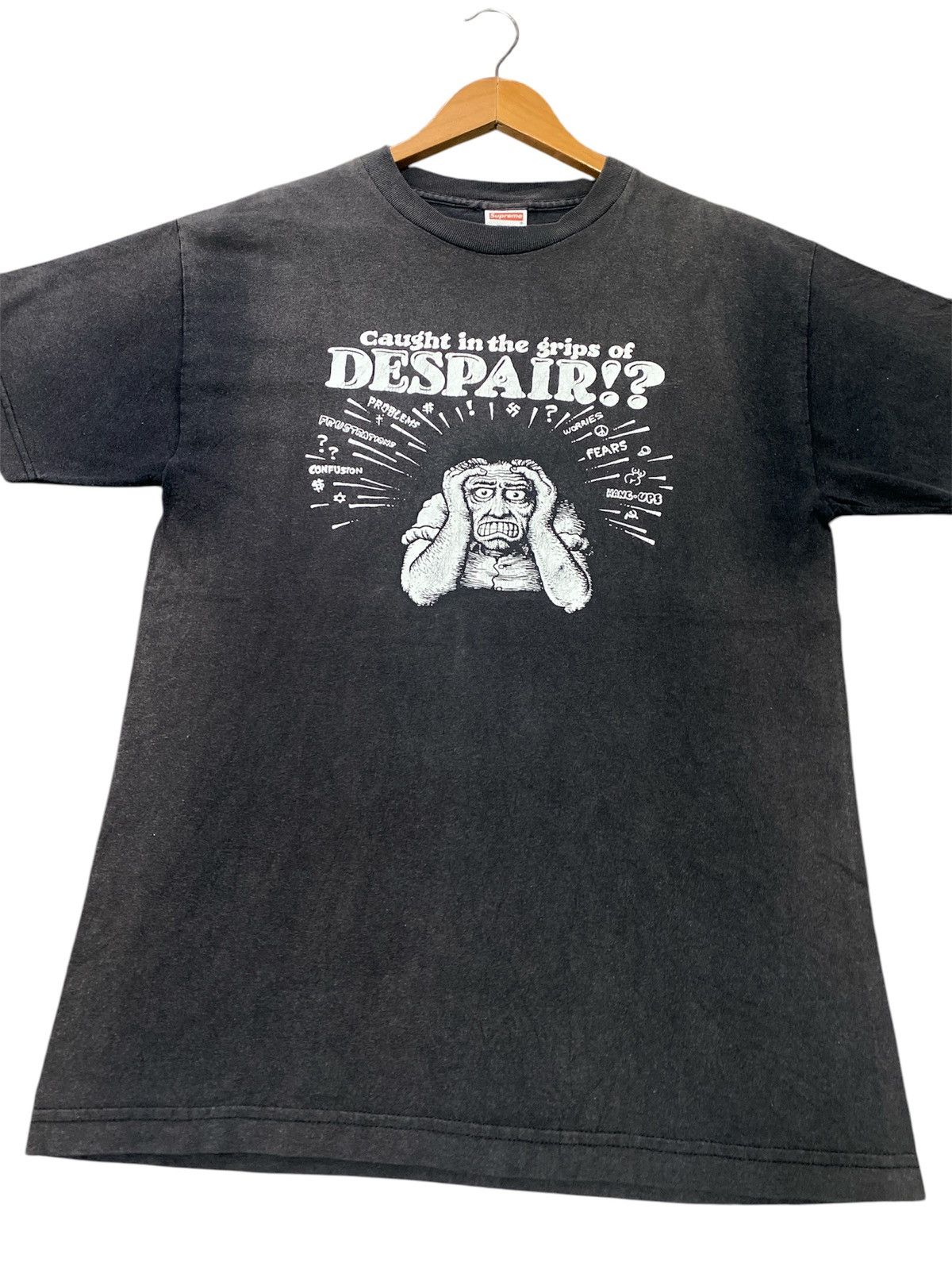 Supreme × Vintage SUPREME ROBERT CRUMB “COUGHT IN THE GRIPS OF DESPAIR” TEE 🔥 Size US M / EU 48-50 / 2 - 4 Thumbnail