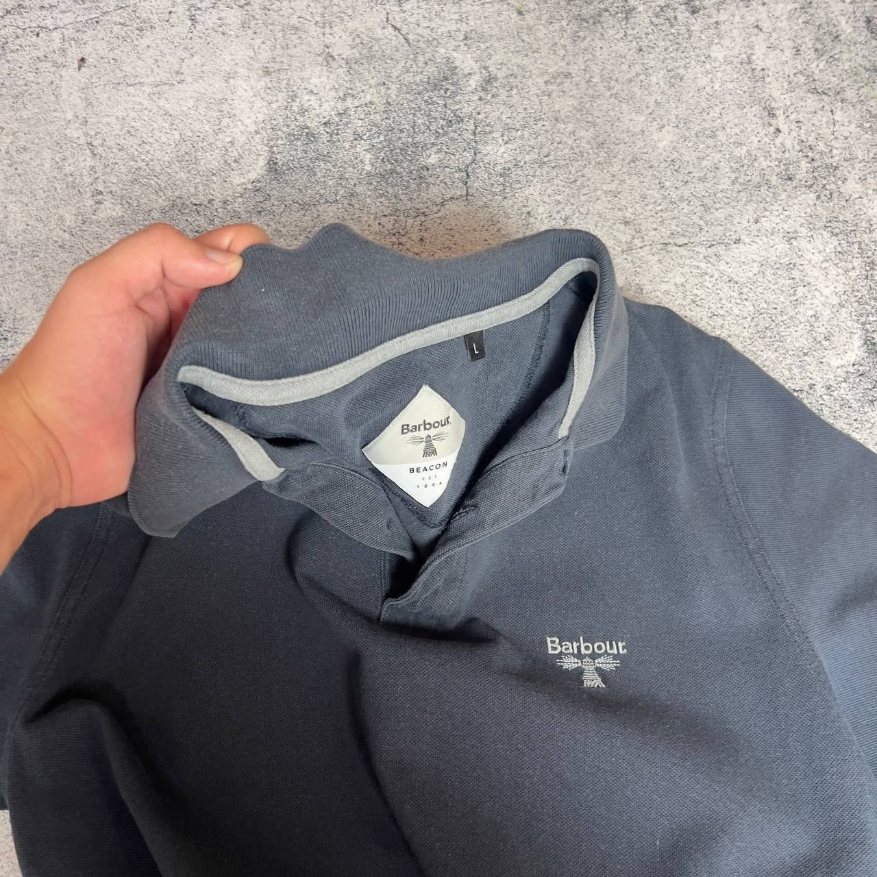 Barbour Barbour Polo Shirt Men's Size L Blue Cotton Short Sleeve` Size US L / EU 52-54 / 3 - 4 Thumbnail