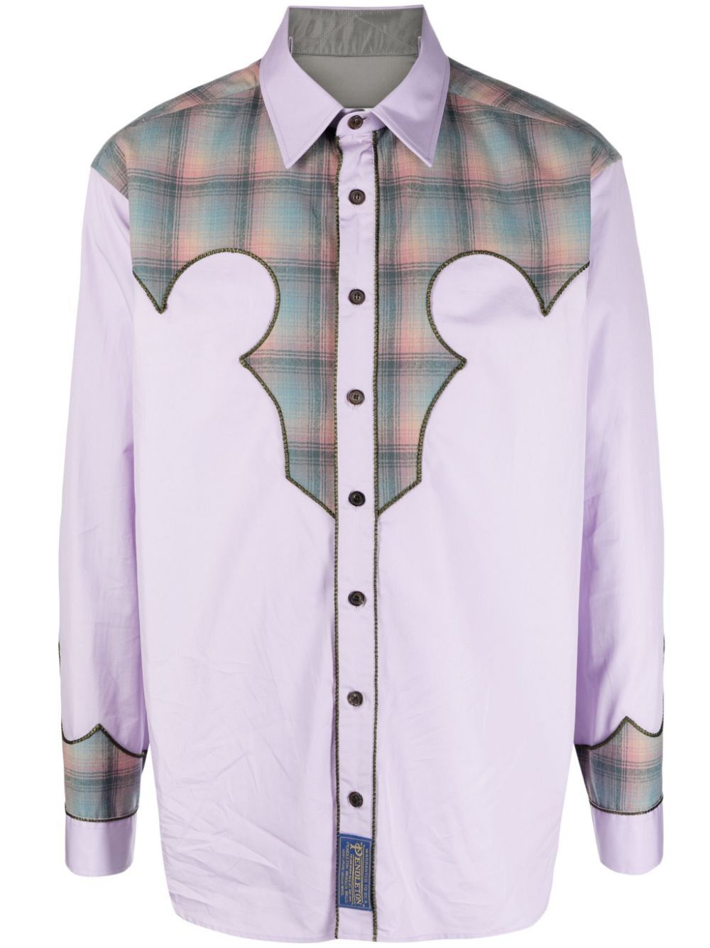 Maison Margiela o1y1124 Western Style Long Sleeves Shirt In Multicolor Size US L / EU 52-54 / 3 - 1 Thumbnail