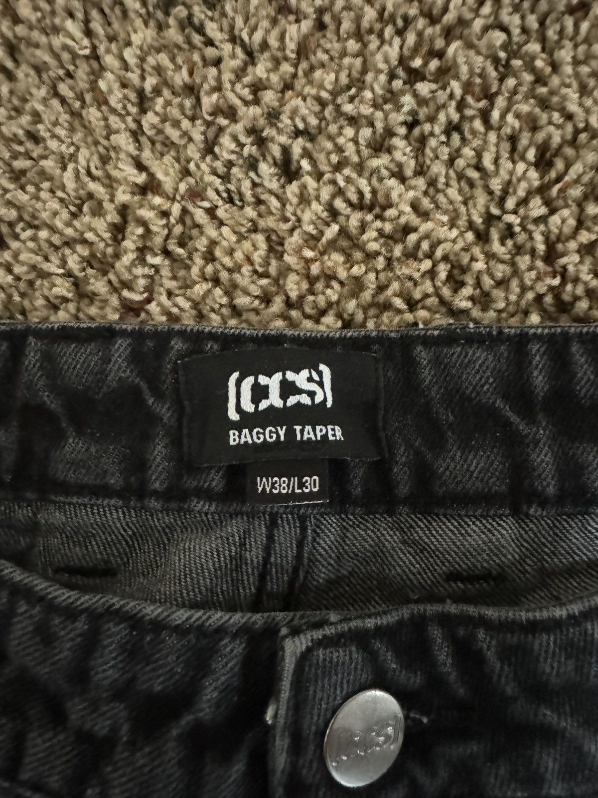 CCS Black baggy tapered skater jeans Size US 38 / EU 54 - 2 Thumbnail
