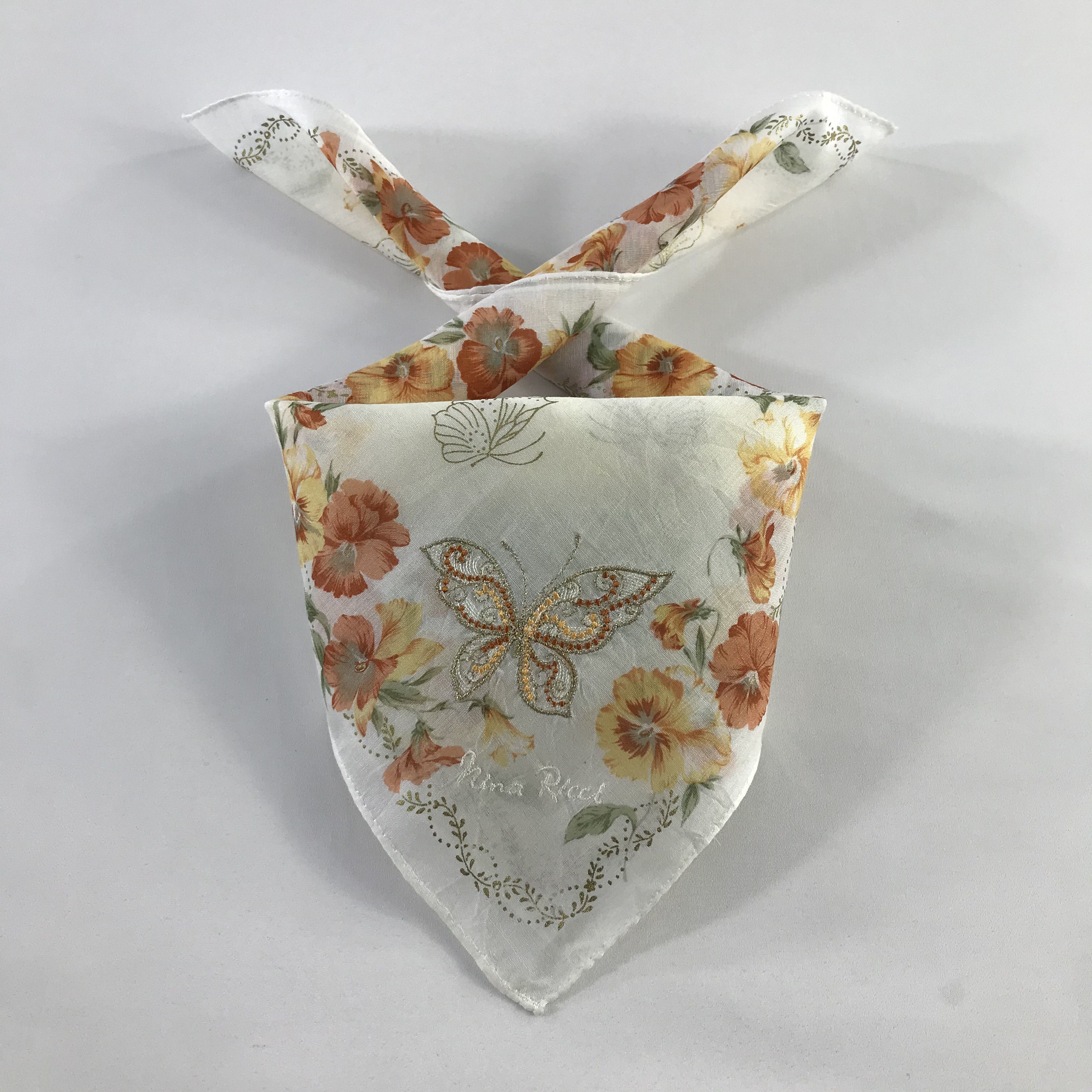 Nina Ricci × Vintage Nina Ricci Bandana / Handkerchief / Neckerchief - S605 Size ONE SIZE - 3 Thumbnail
