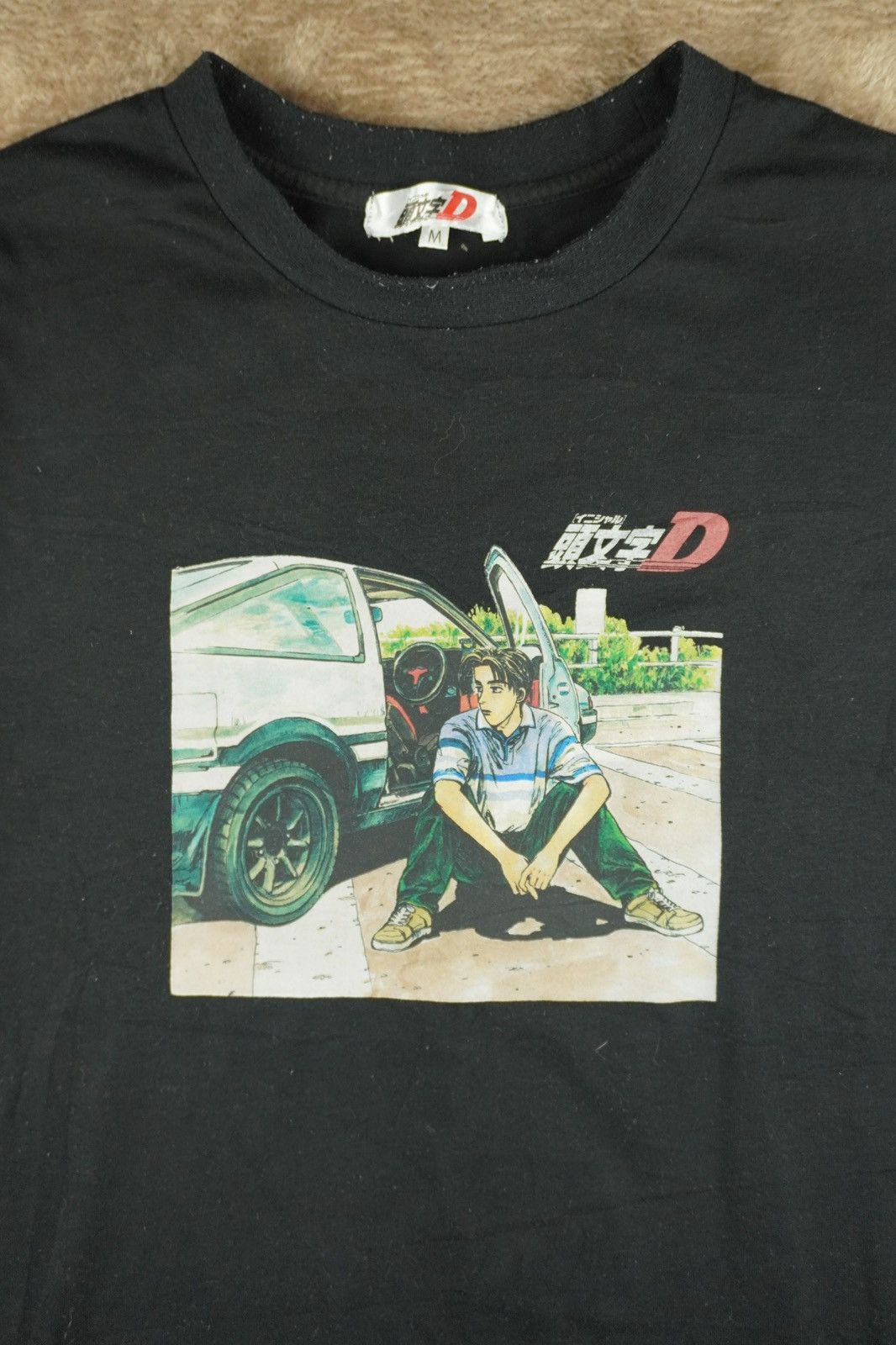 Cartoon Network Initial D Men T-shirt Black Toyota AE86 Takumi Fujiwara Japa Size US M / EU 48-50 / 2 - 1 Thumbnail