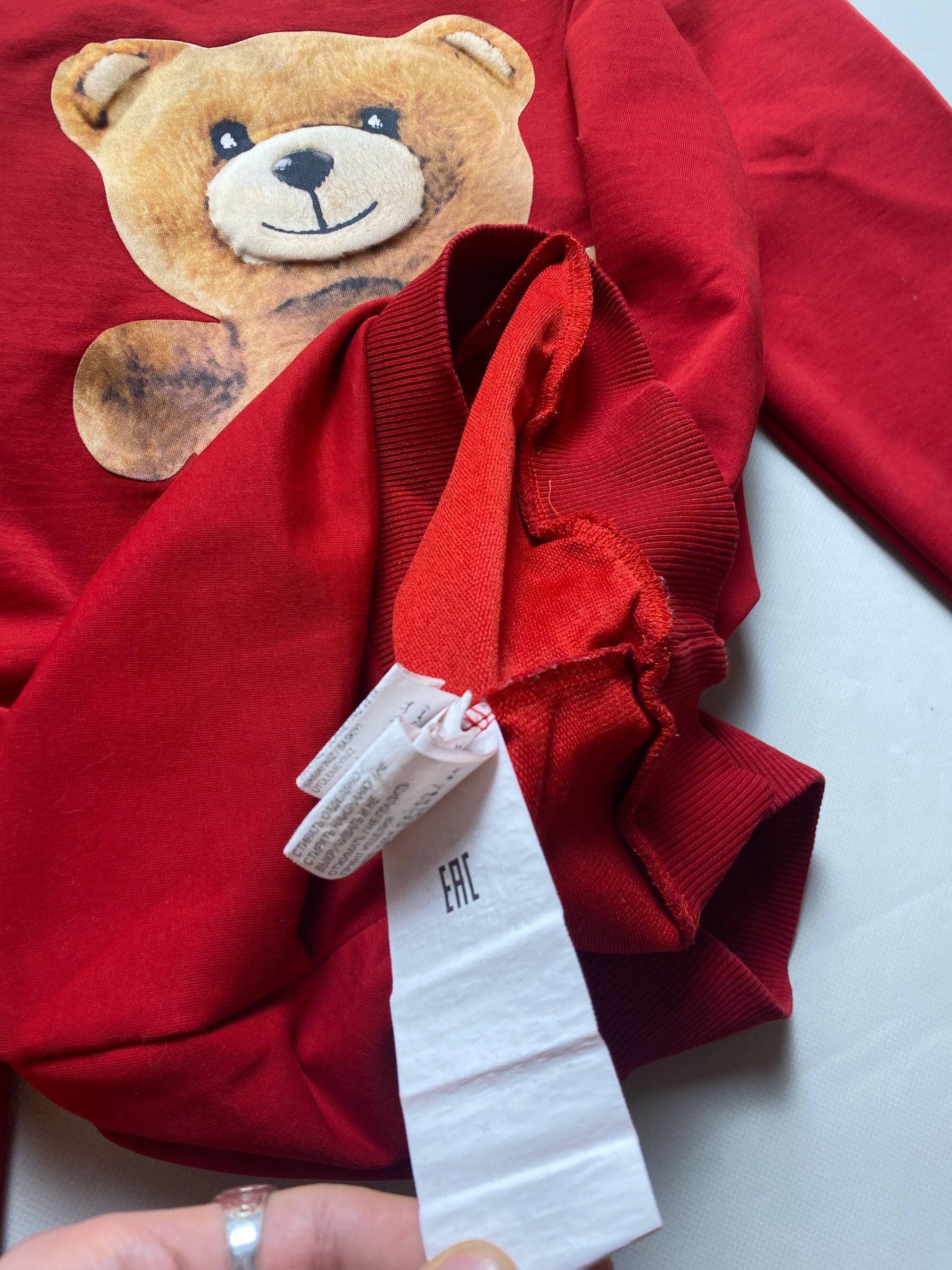 Moschino Moschino Bear Big Logo Sweatshirts Size S / US 4 / IT 40 - 8 Thumbnail