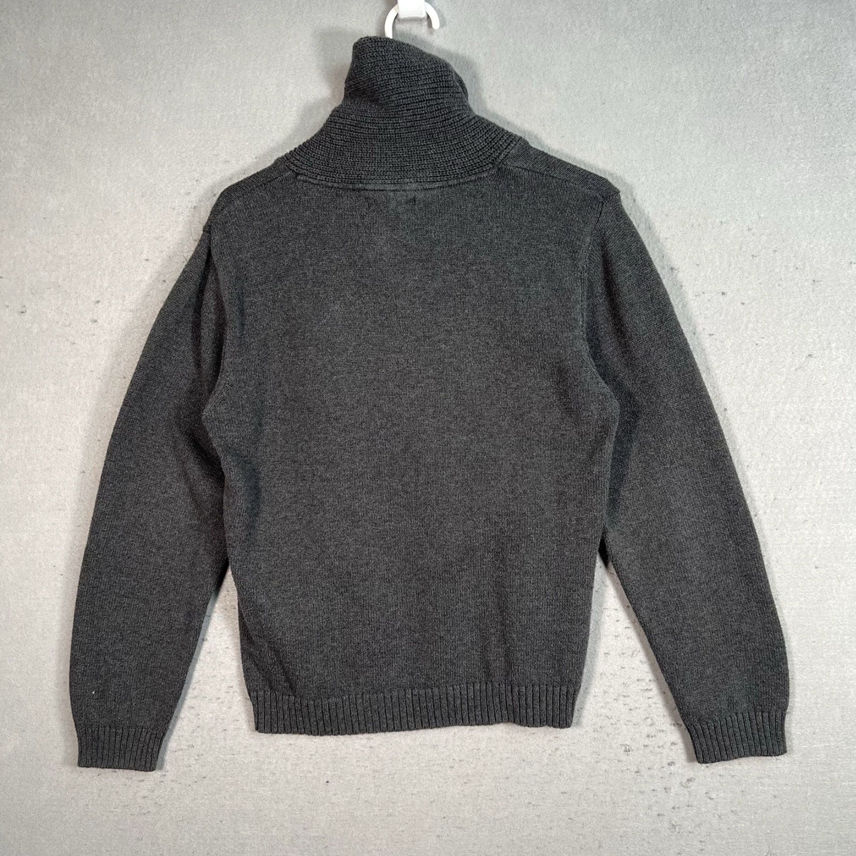Nautica Nautica Cowl Neck Knit Sweater Womens Large Dark Gray Pullover Sweatshirt Size L / US 10 / IT 46 - 6 Thumbnail