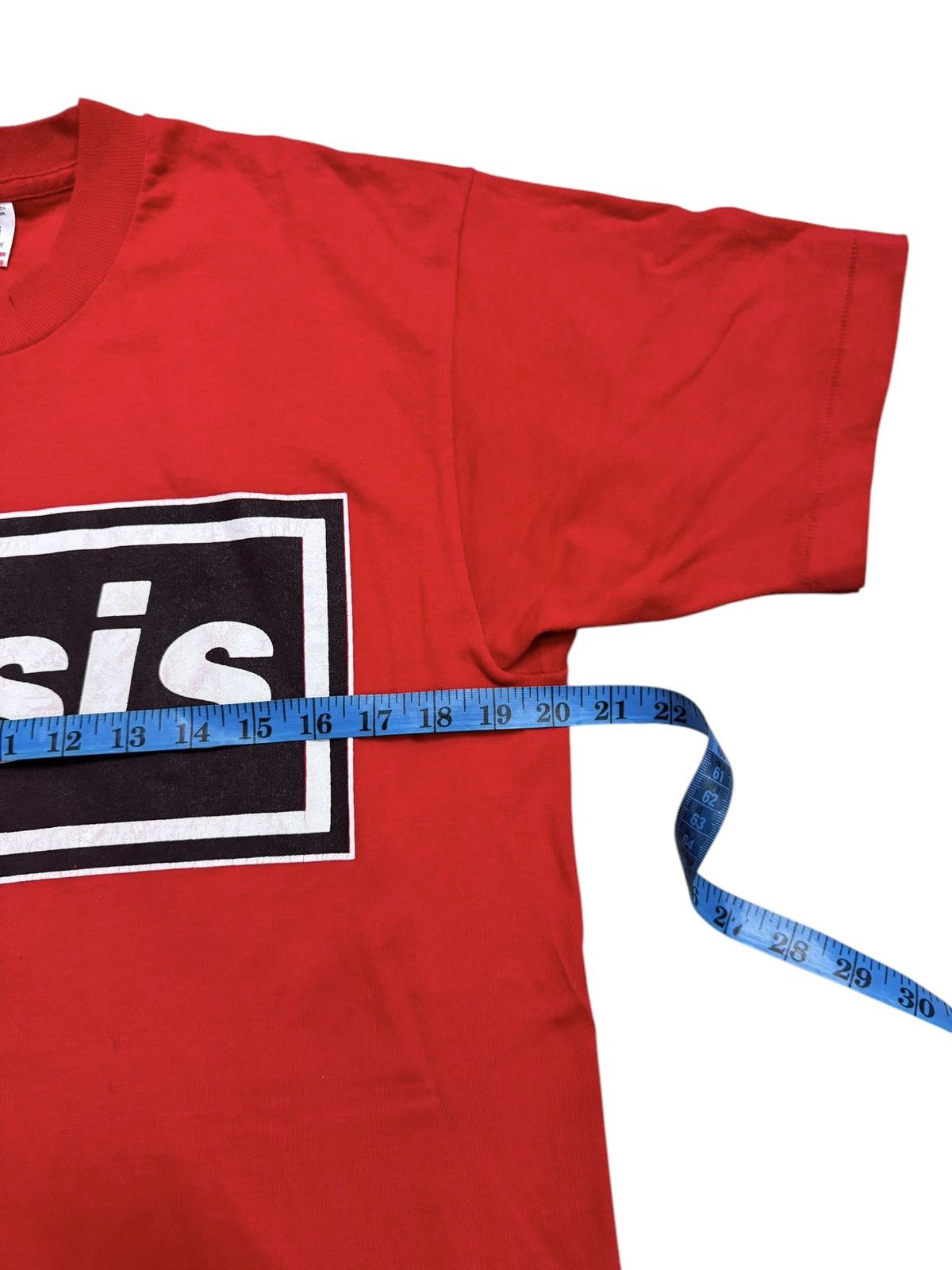 Band Tees vintage oasis box logo tour rare Size US L / EU 52-54 / 3 - 3 Thumbnail