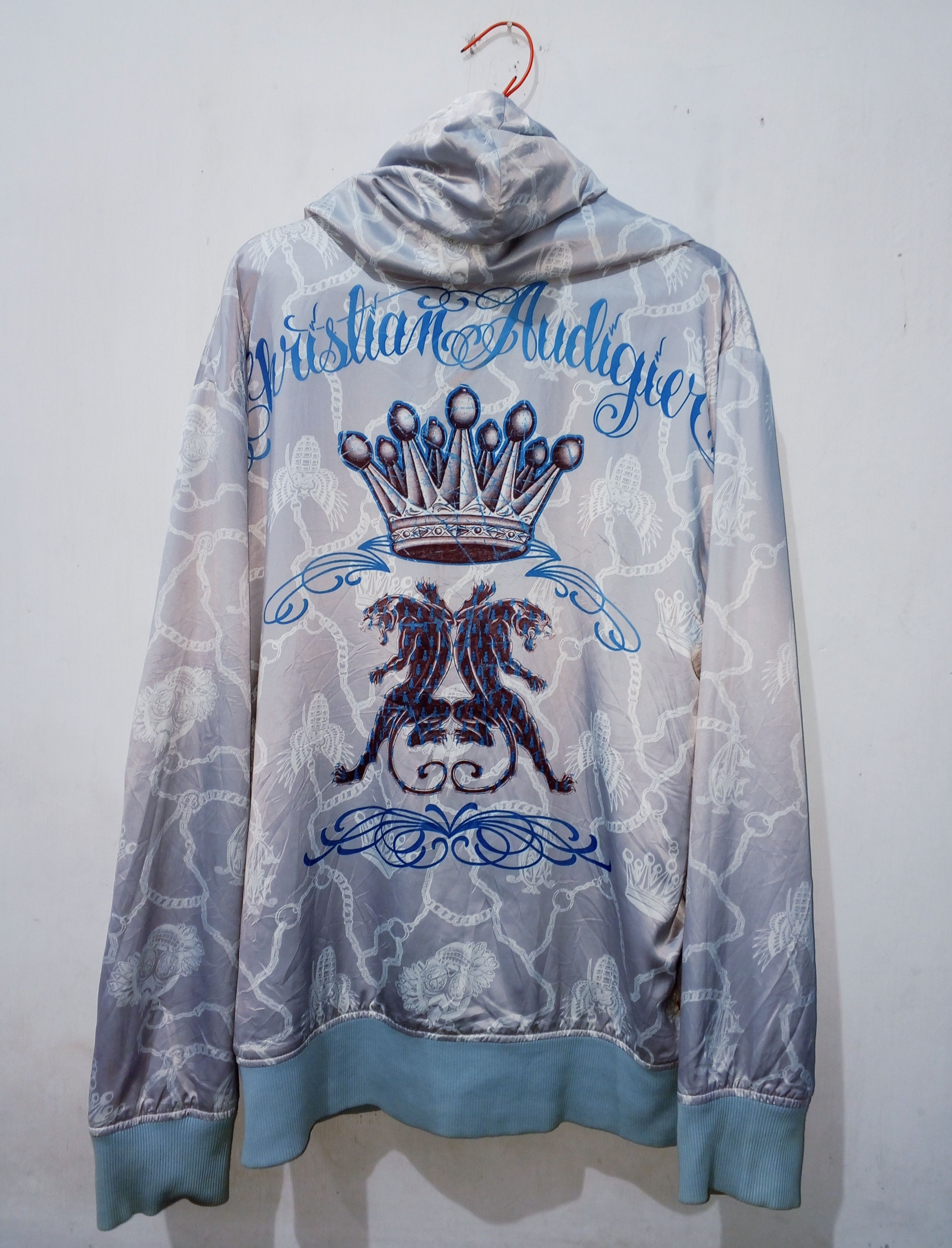 Ed Hardy Ed Hardy x Christian Audigier Hoodie Zip Reversible Size US XL / EU 56 / 4 - 4 Thumbnail