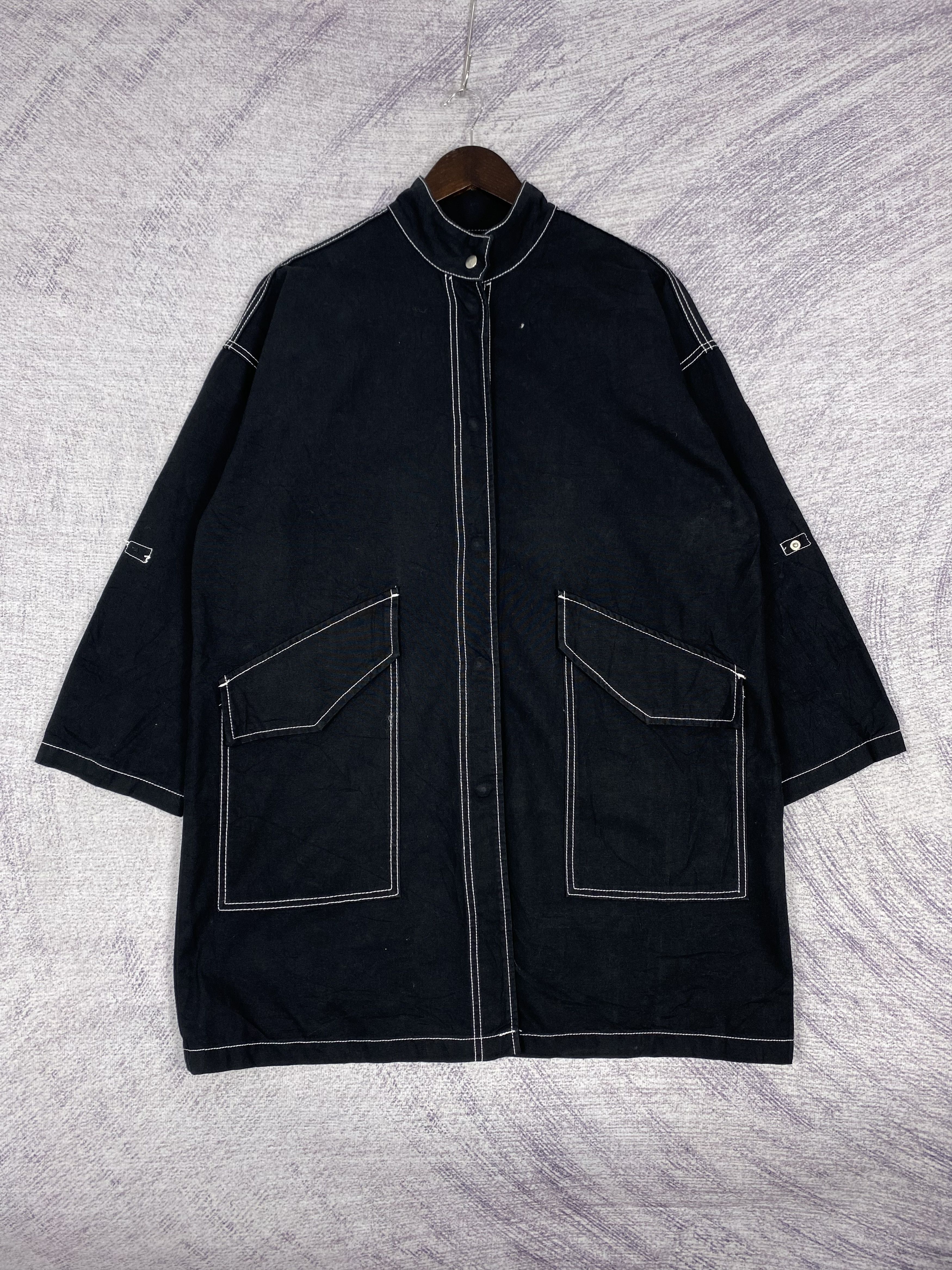 Vintage Vintage Zara Button Up Cotton Long Jacket Size US M / EU 48-50 / 2 - 1 Thumbnail