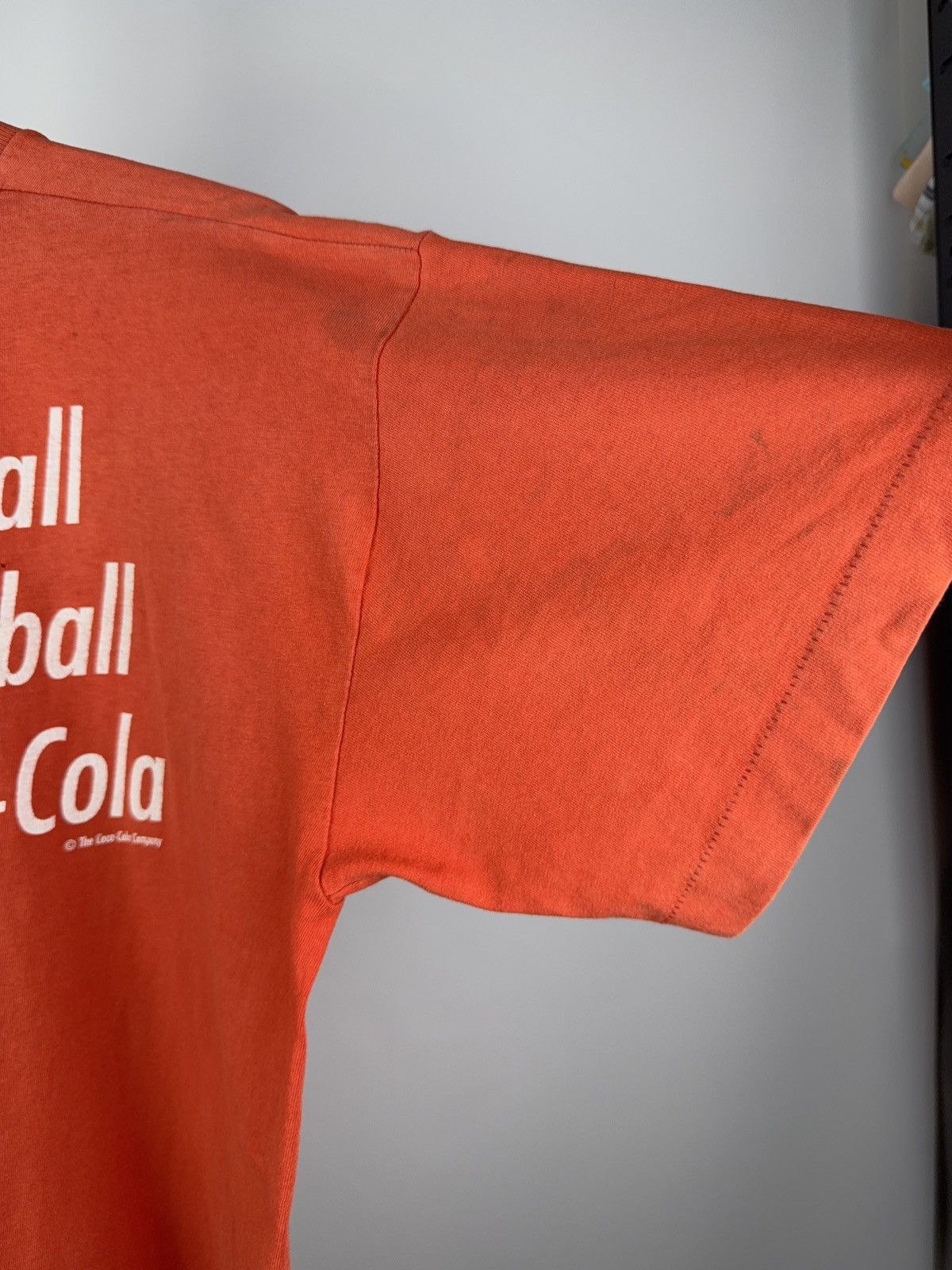 Coca Cola × UEFA × Vintage Vintage 1996 Coca-Cola Football England Euro Football Tee Size US L / EU 52-54 / 3 - 13 Thumbnail