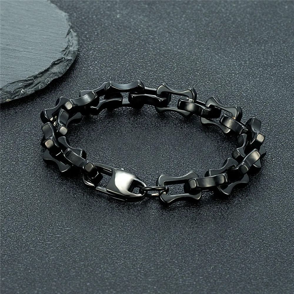 Other Keel Chain Link Bracelet Stainless Steel Punk Gift For Him Size ONE SIZE - 3 Thumbnail