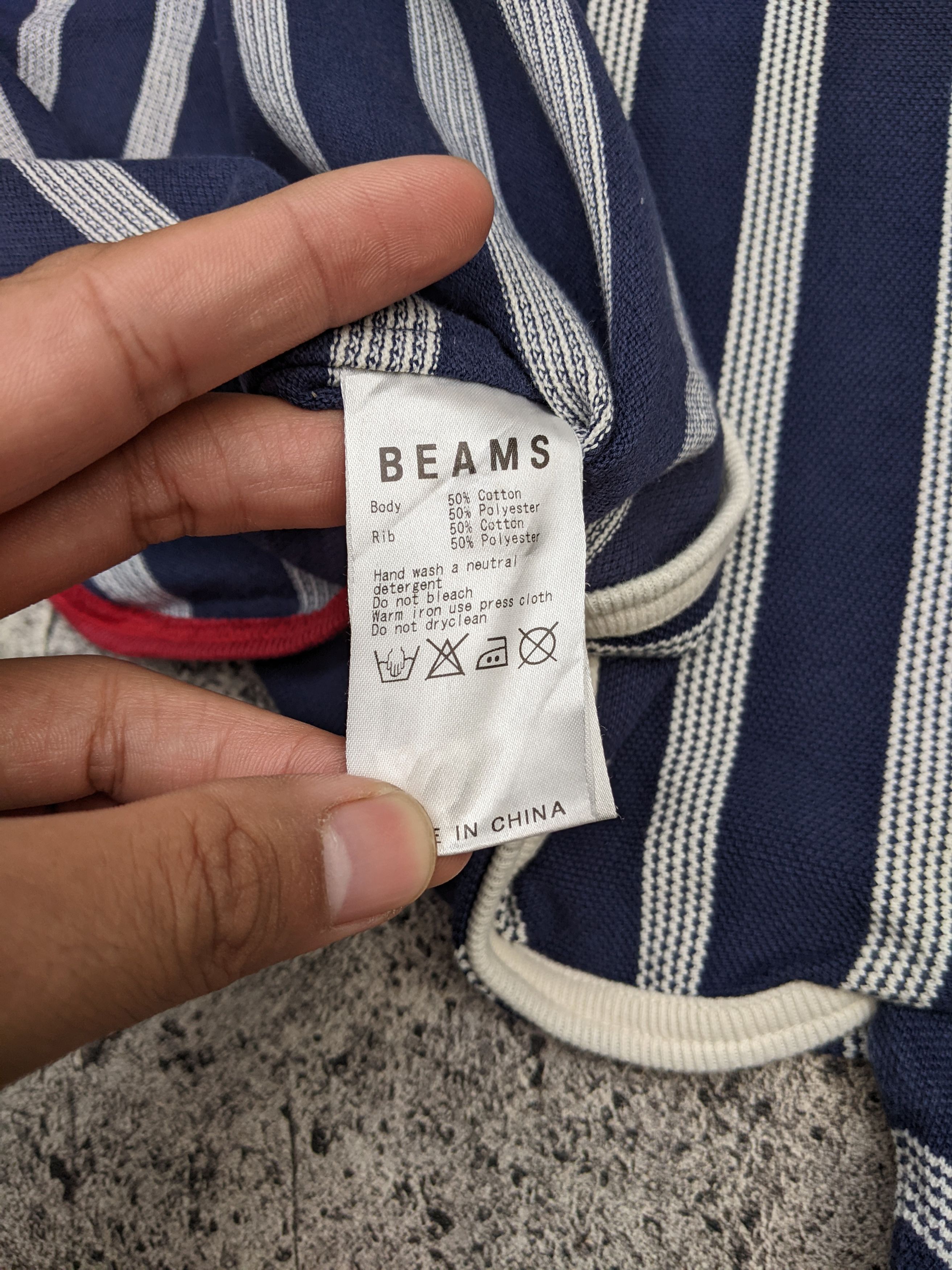 Beams Plus Beams Stripe T shirt Size US S / EU 44-46 / 1 - 4 Thumbnail