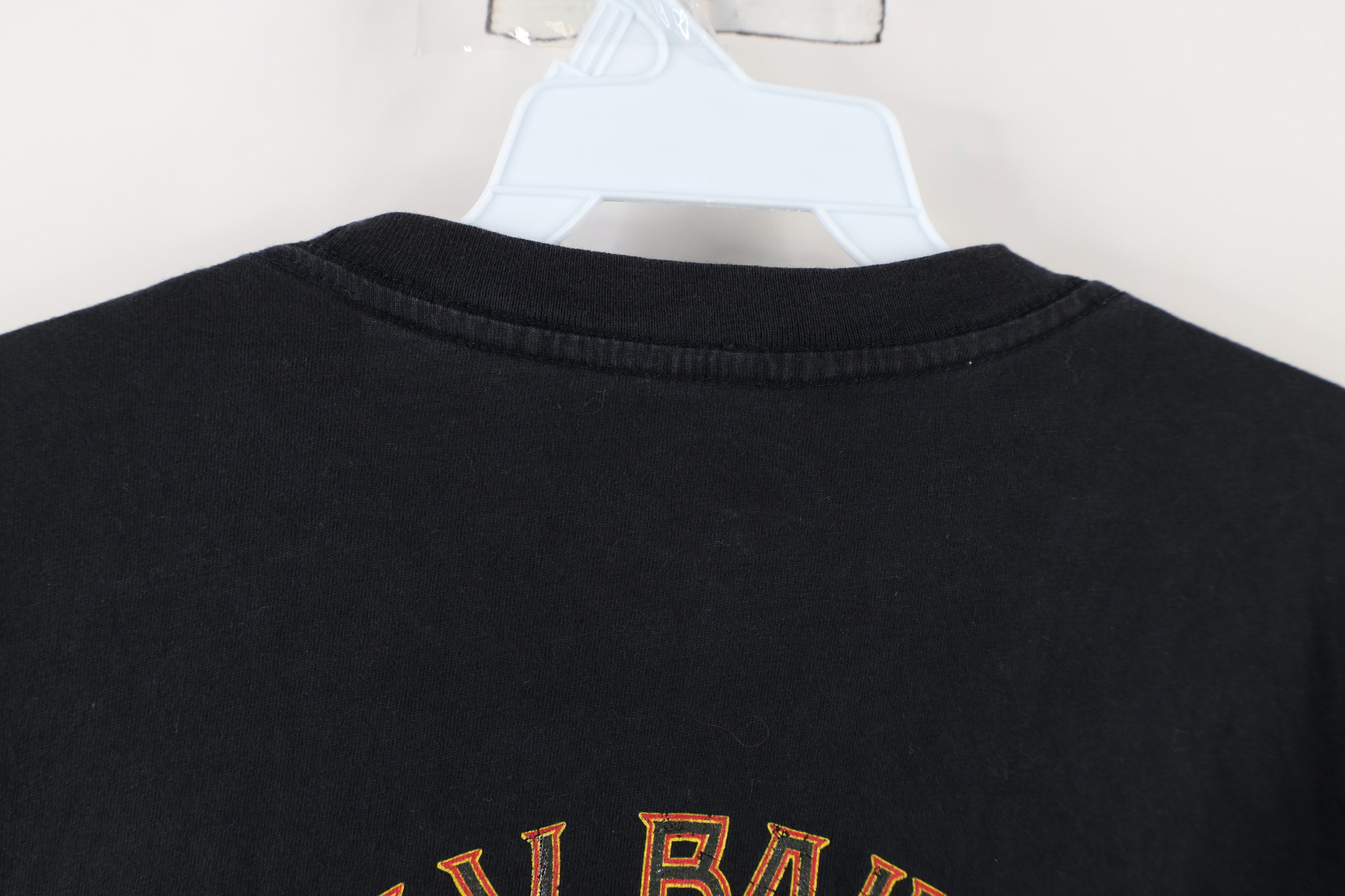 Tommy Bahama × Vintage Vintage Tommy Bahama Relax Fire Flames Grilling T-Shirt Size US L / EU 52-54 / 3 - 10 Thumbnail