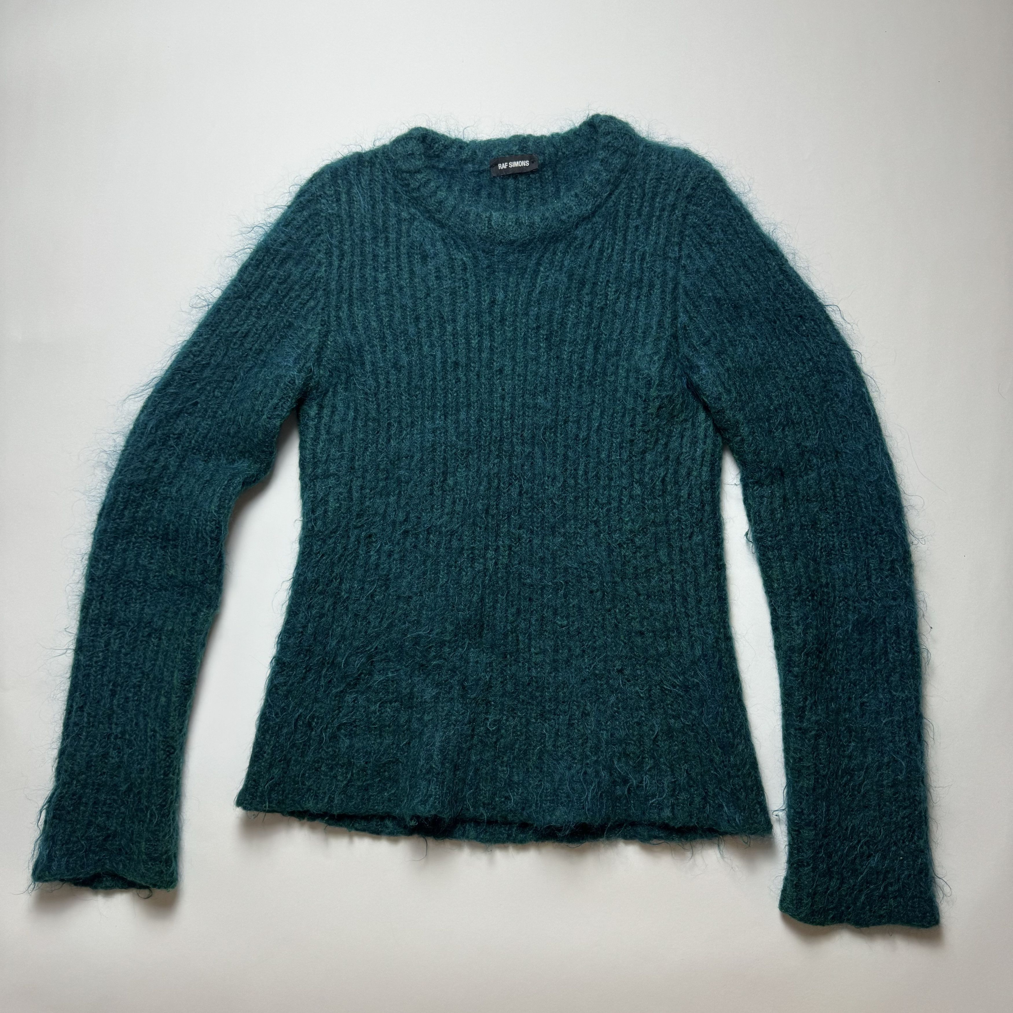 Raf Simons Raf Simons Green knit sweater Size US S / EU 44-46 / 1 - 2 Thumbnail