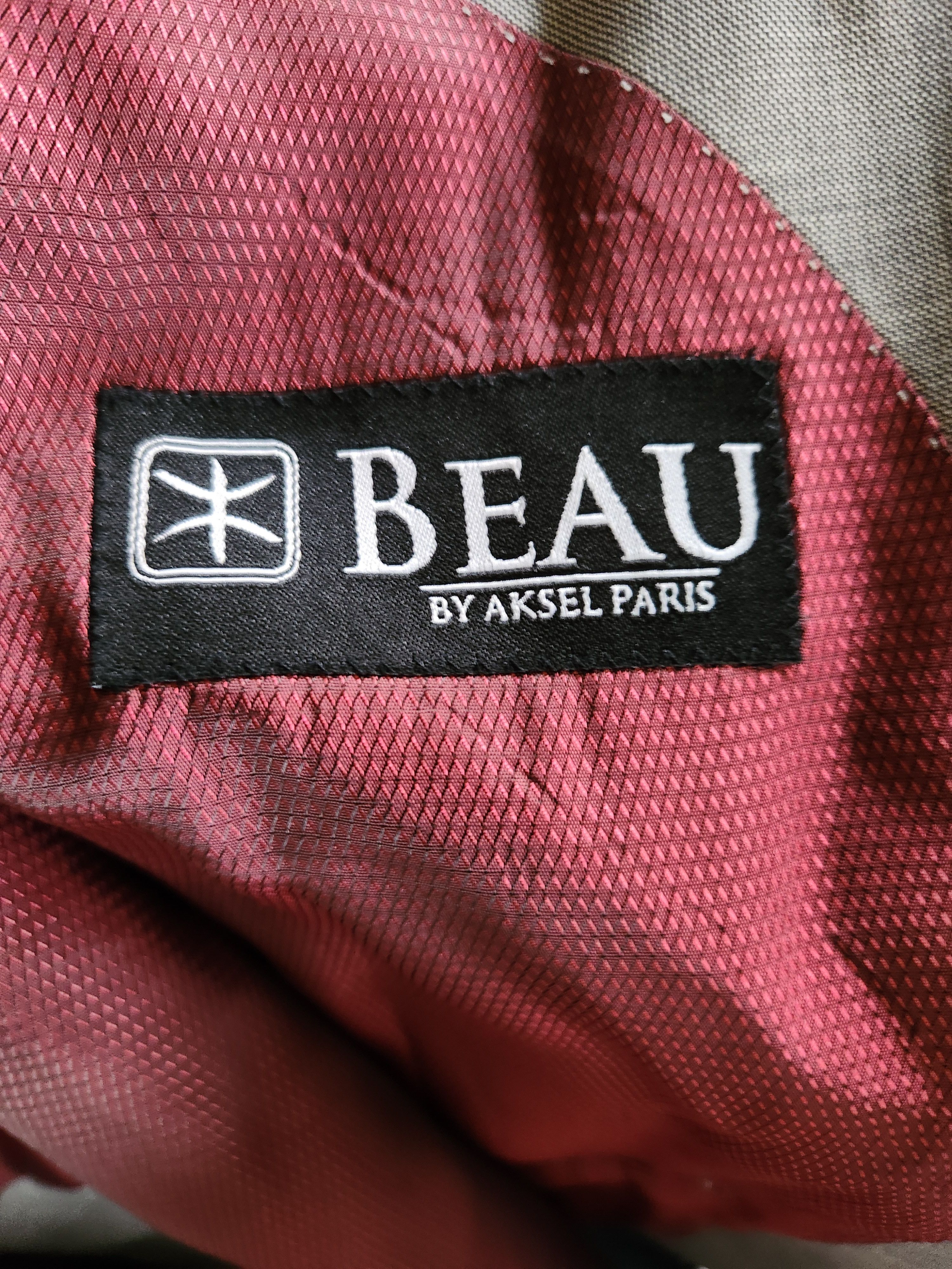 Other Custom-Made Beau by Askel Paris Suit Jacket and Vest Sz 46L. Size 46L - 6 Thumbnail