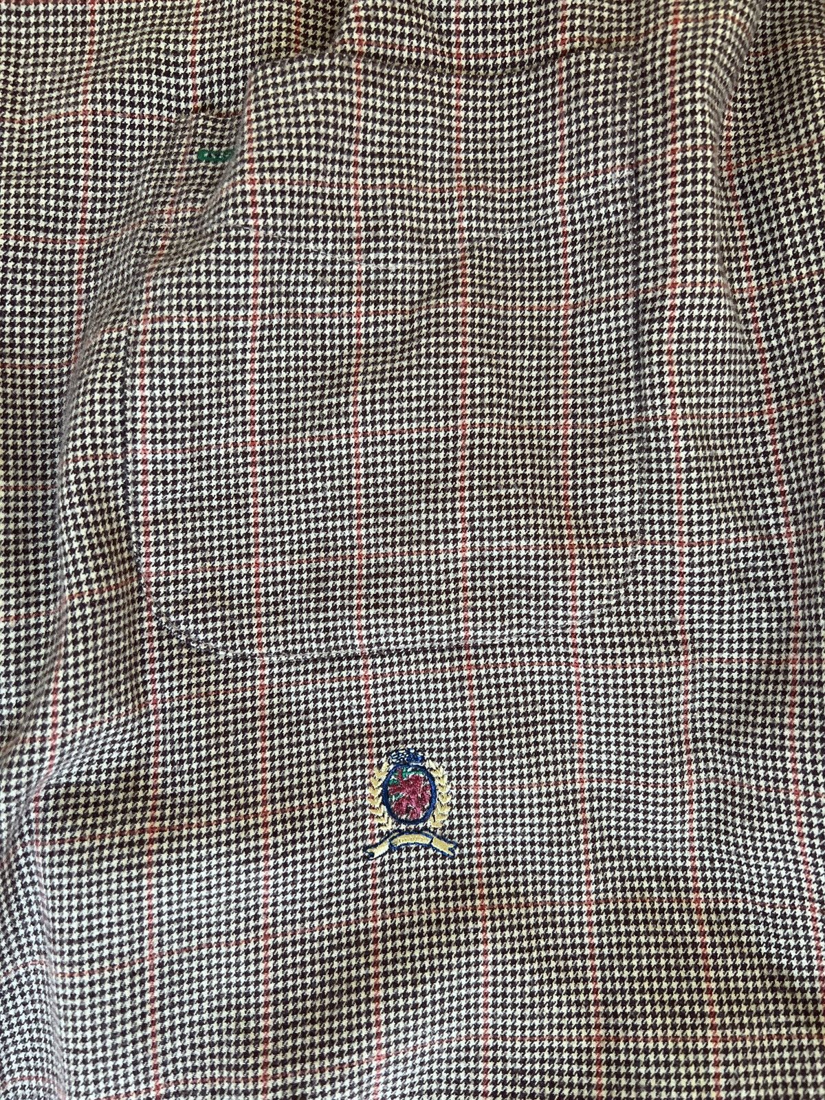 Designer × Tommy Hilfiger × Vintage Vintage Tommy Hilfiger Plaid Dress Shirt Size US XXL / EU 58 / 5 - 5 Thumbnail
