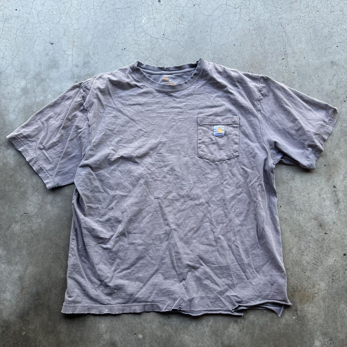 Carhartt × Vintage Thrashed Carhartt Tee Size US XL / EU 56 / 4 - 1 Thumbnail