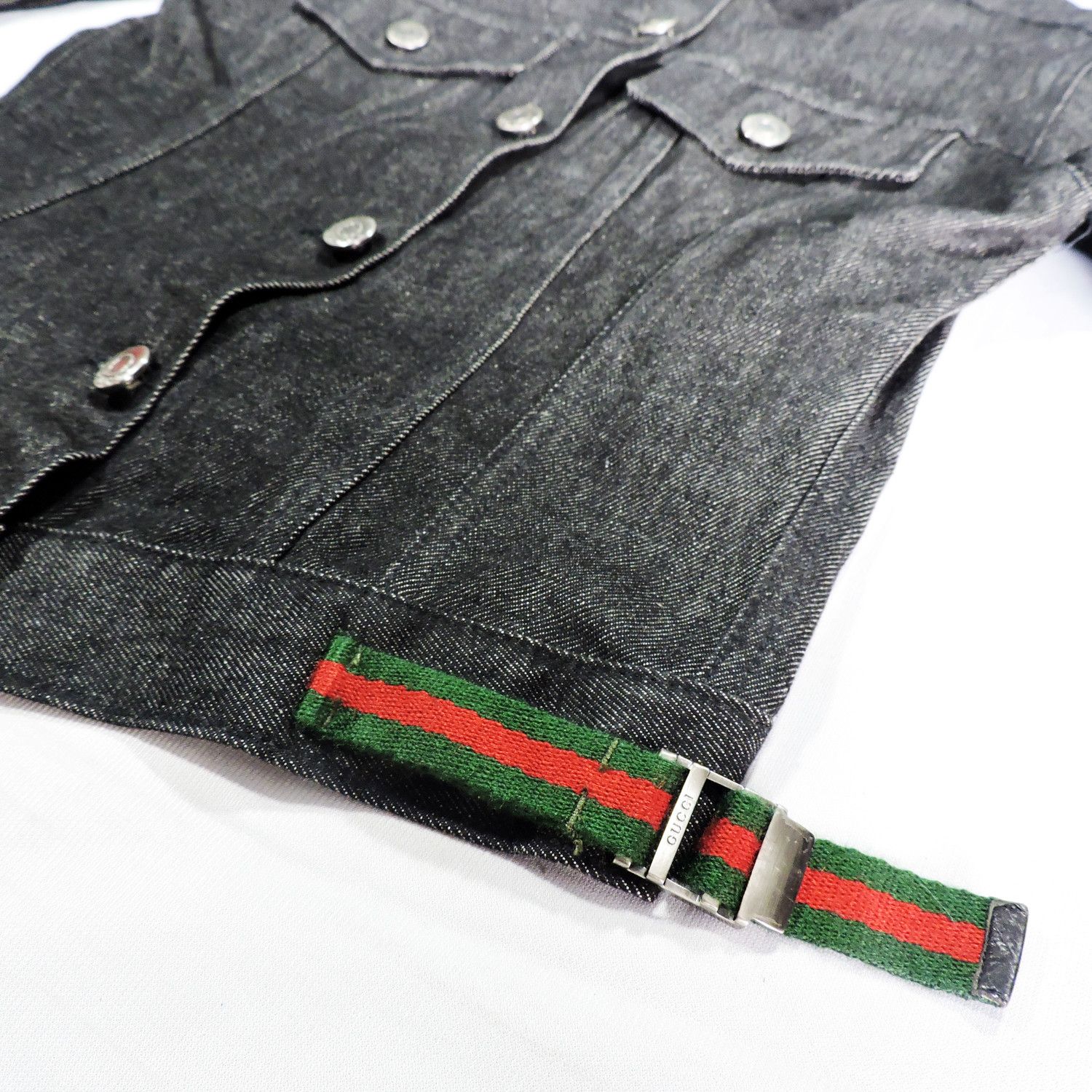 Gucci GUCCI BY TOM FORD BLACK DENIM JACKET Size S / US 4 / IT 40 - 11 Thumbnail