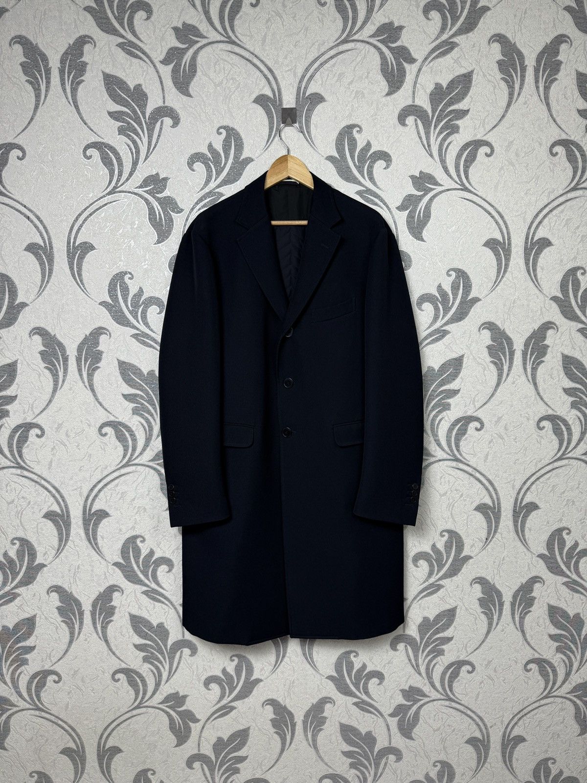 Boggi Men’s Boggi Milano Easy Formal Quilted Coat Navy EU 54 Size US L / EU 52-54 / 3 - 1 Thumbnail
