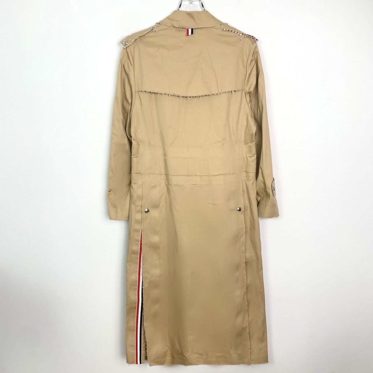 Thom Browne Thom Browne Women's Notched Double-Breasted Belted Coat Size M / US 6-8 / IT 42-44 - 2 Thumbnail